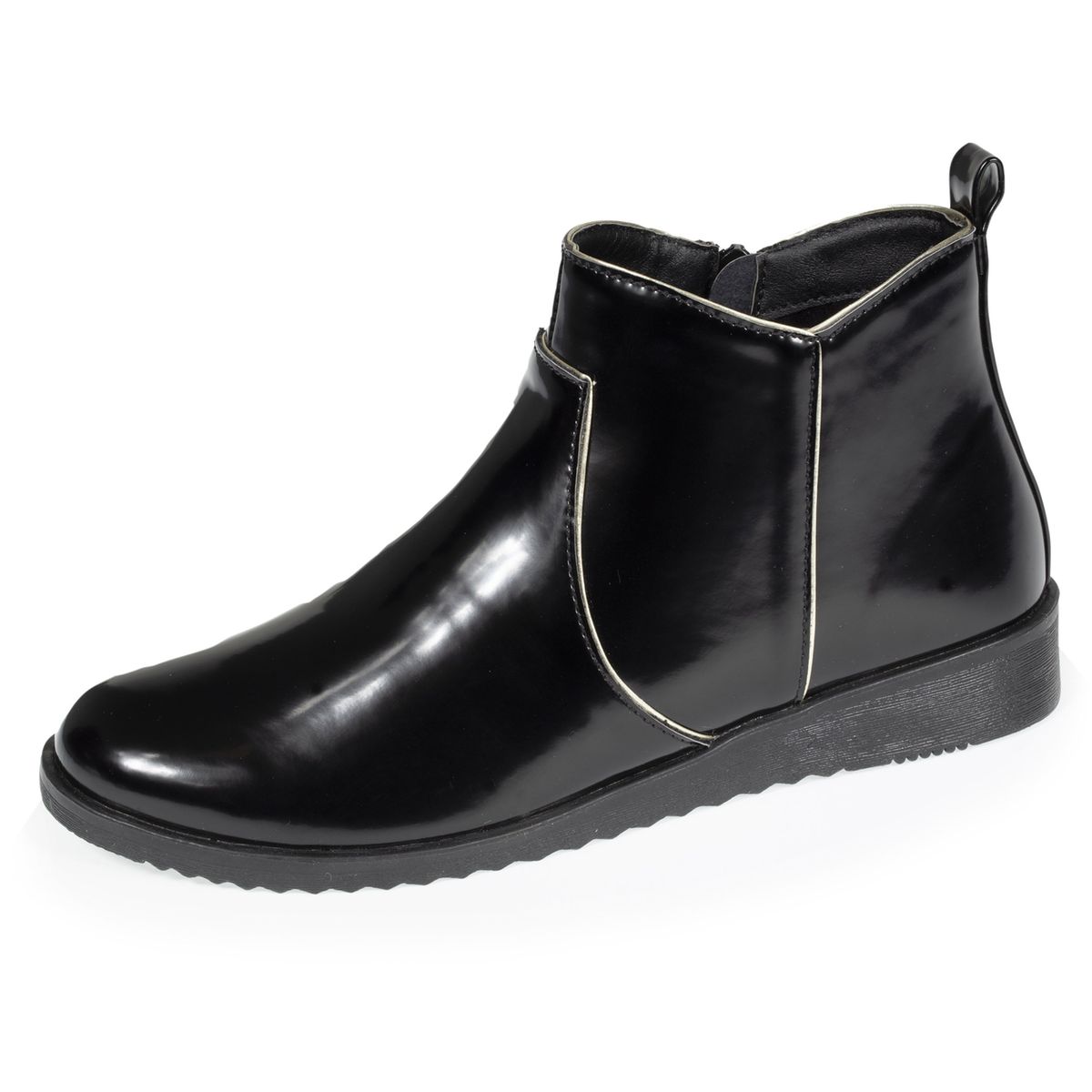 Bottines Talon Compensé Noir Isotoner | La Redoute