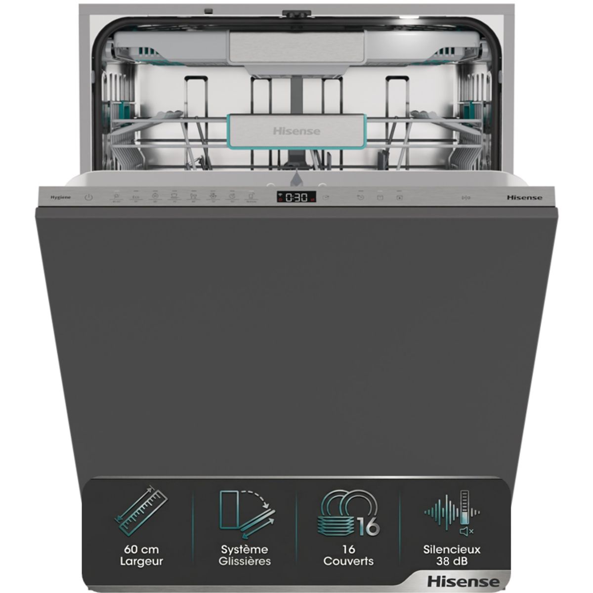 Lave vaisselle encastrable HV673A65, HISENSE
