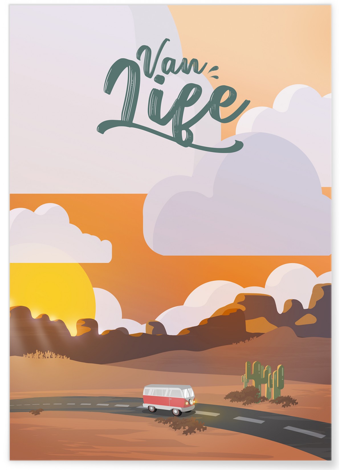 Affiche Van Life, L'AFFICHERIE