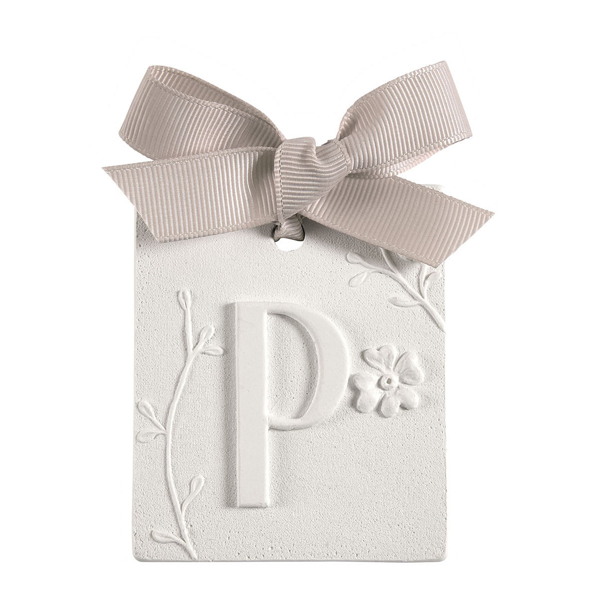 Décor parfumé lettre P - Voile de Lin, MATHILDE M