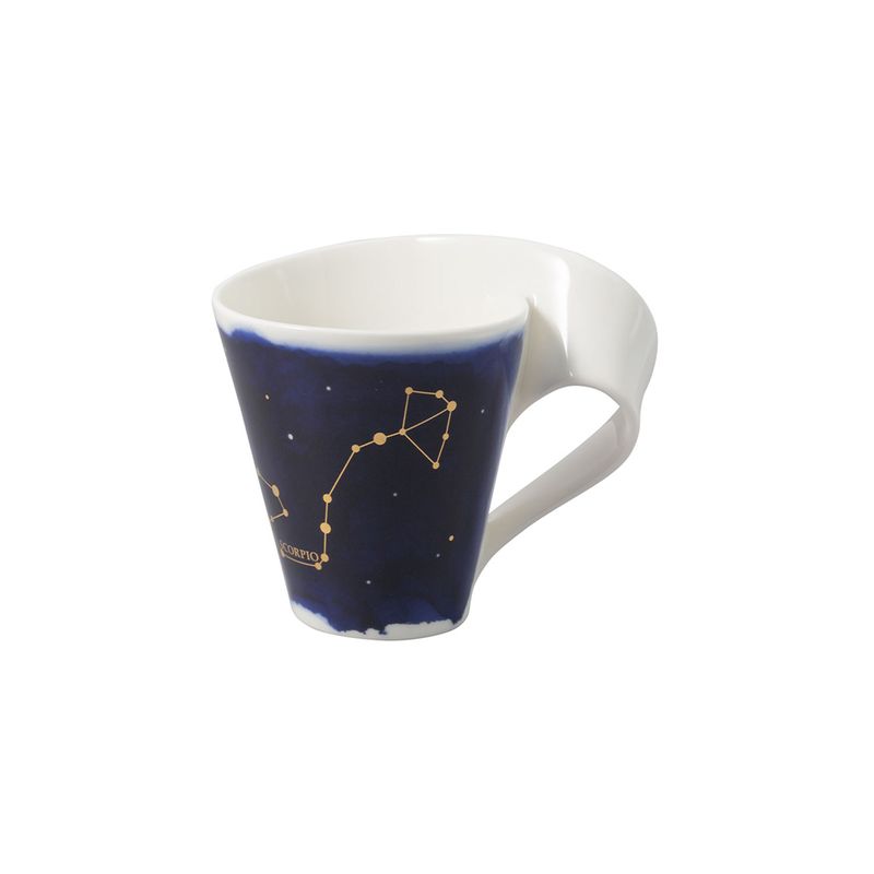 Villeroy & Boch NewWave Stars Becher 300 Ml – Schütze-Motiv, Porzellan, Spülmaschinengeeignet