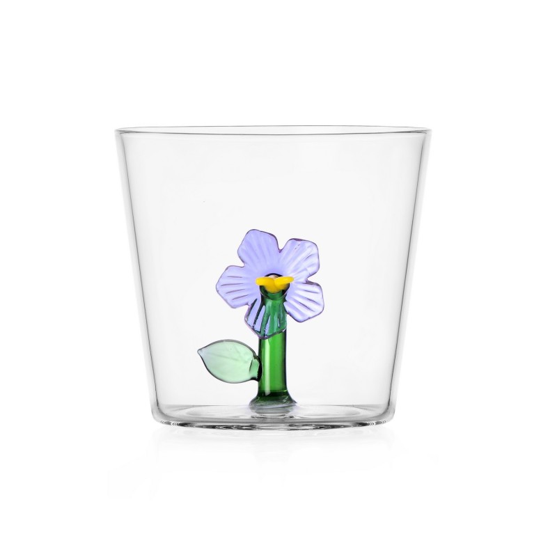 Verre à eau fleur BOTANICA Lilac Flower, ICHENDORF