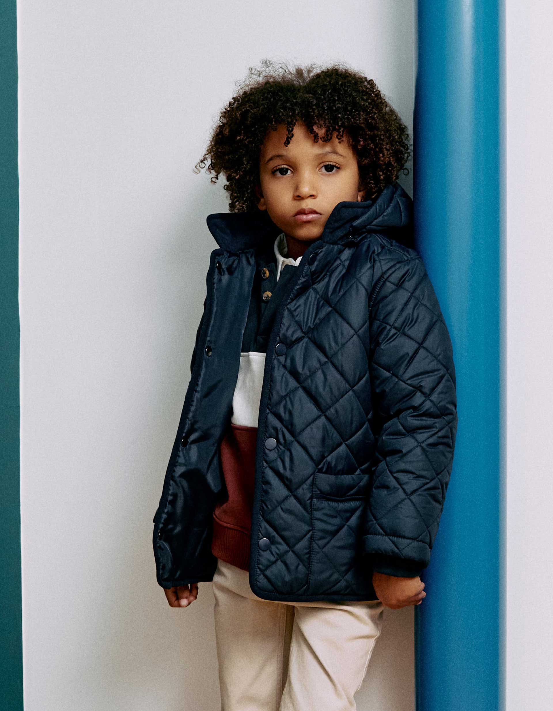 Veste matelassée avec capuche amovible, ZIPPY