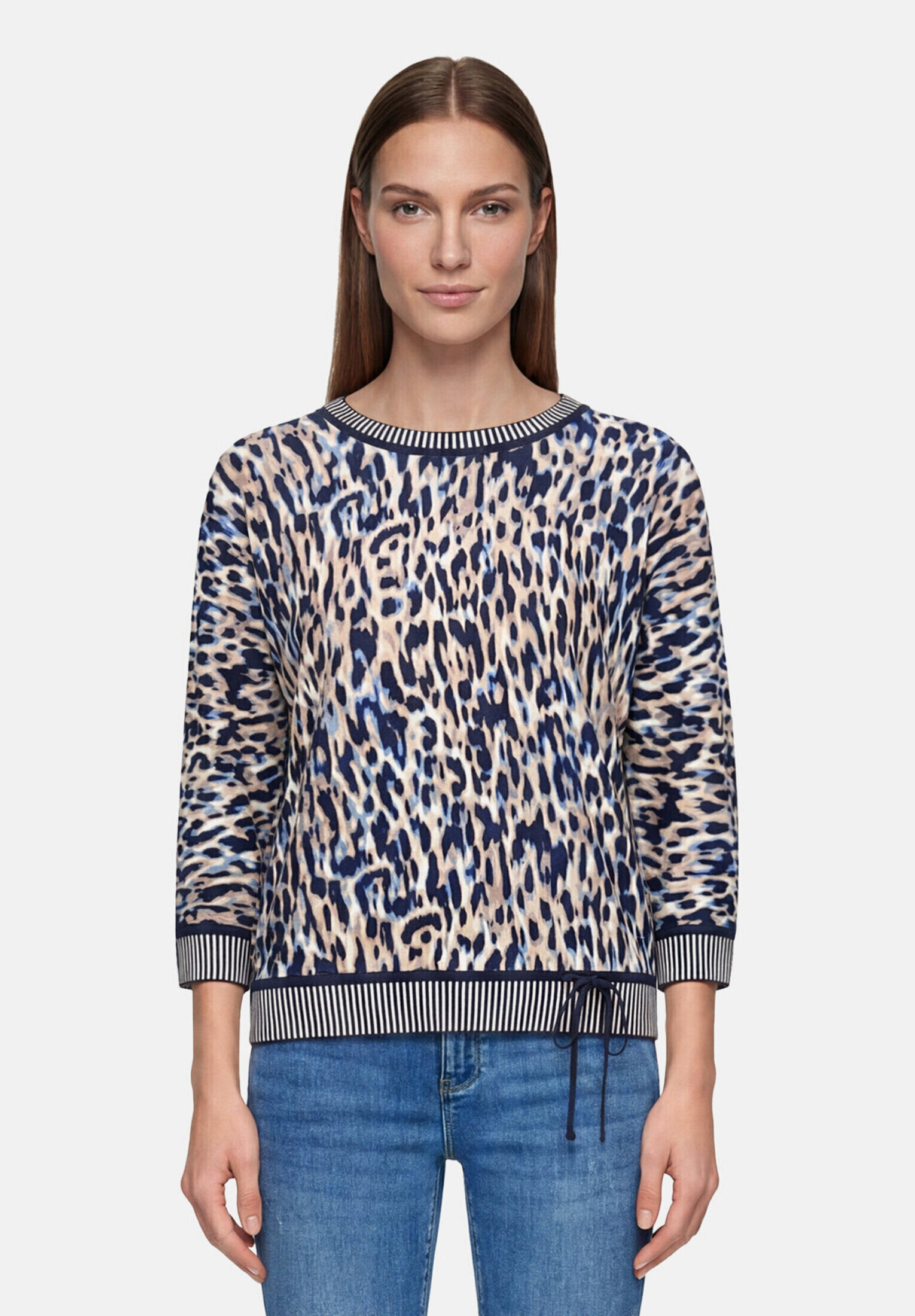 Pull-over en maille à cordon coulissant sous tunnel, BETTY BARCLAY