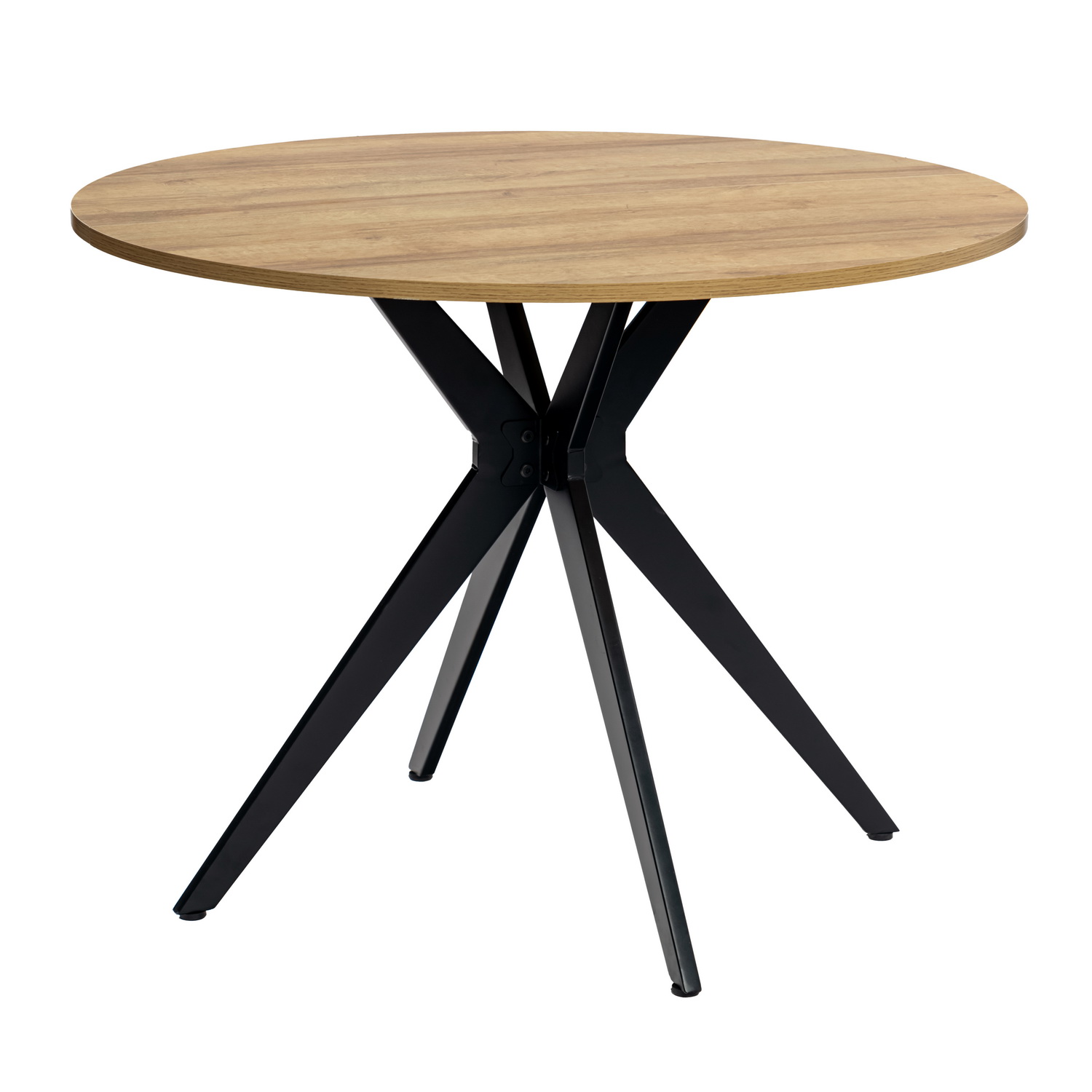 Table à manger ronde 4-6 personnes industriel, CLIFT, MEUBLES COSY