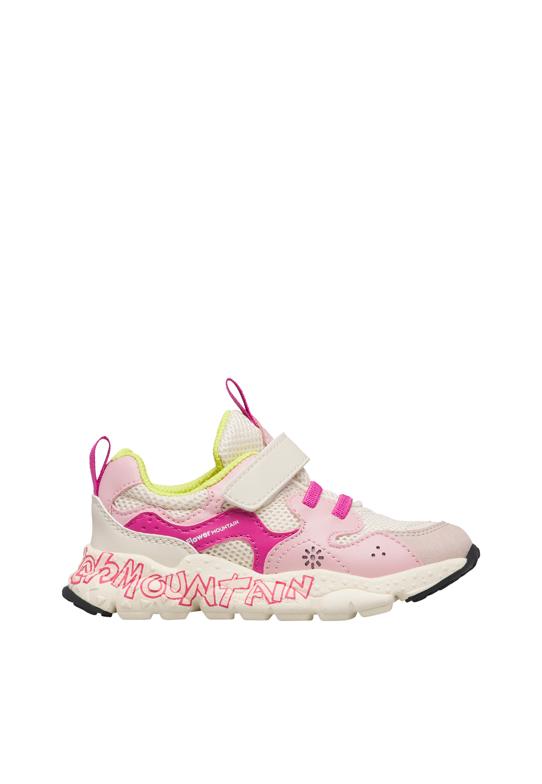 Sneakers en simili cuir et tissu technique YAMANO 3 JUNIOR VL., NATURINO