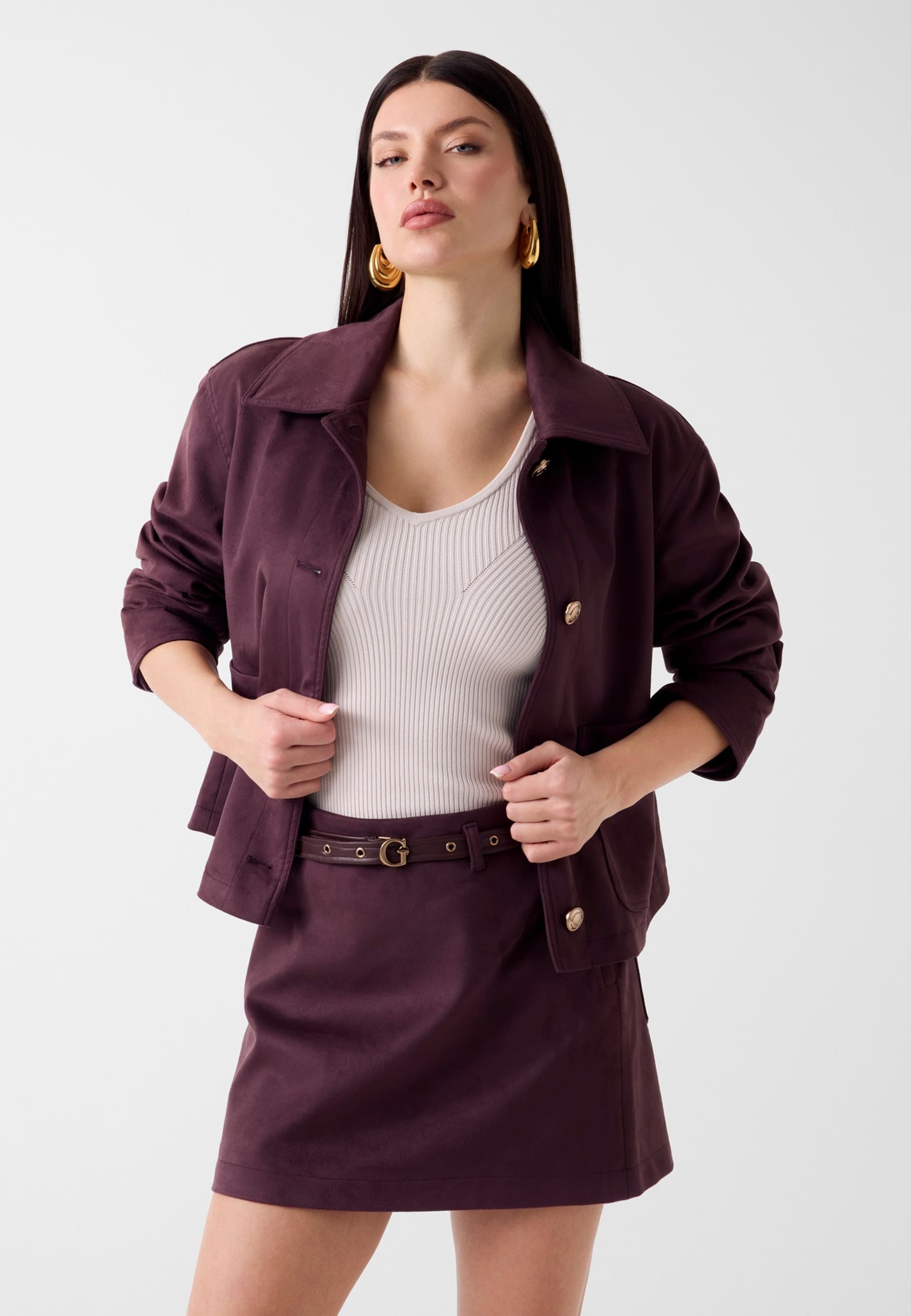Veste En Suédine, GUESS