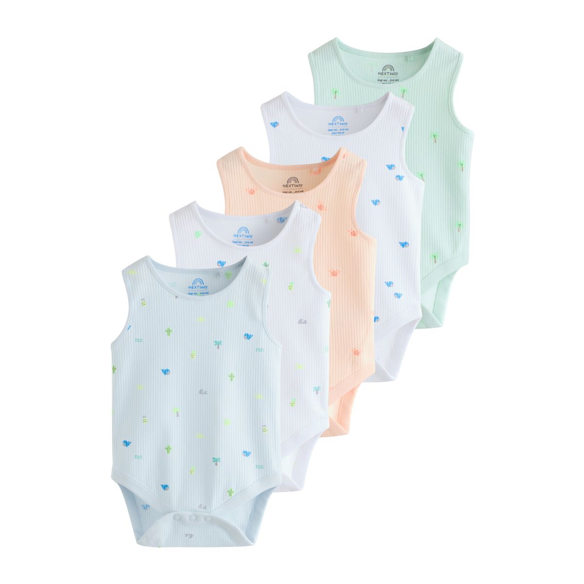 Body sans manches bébé, lot de 5, NEXT