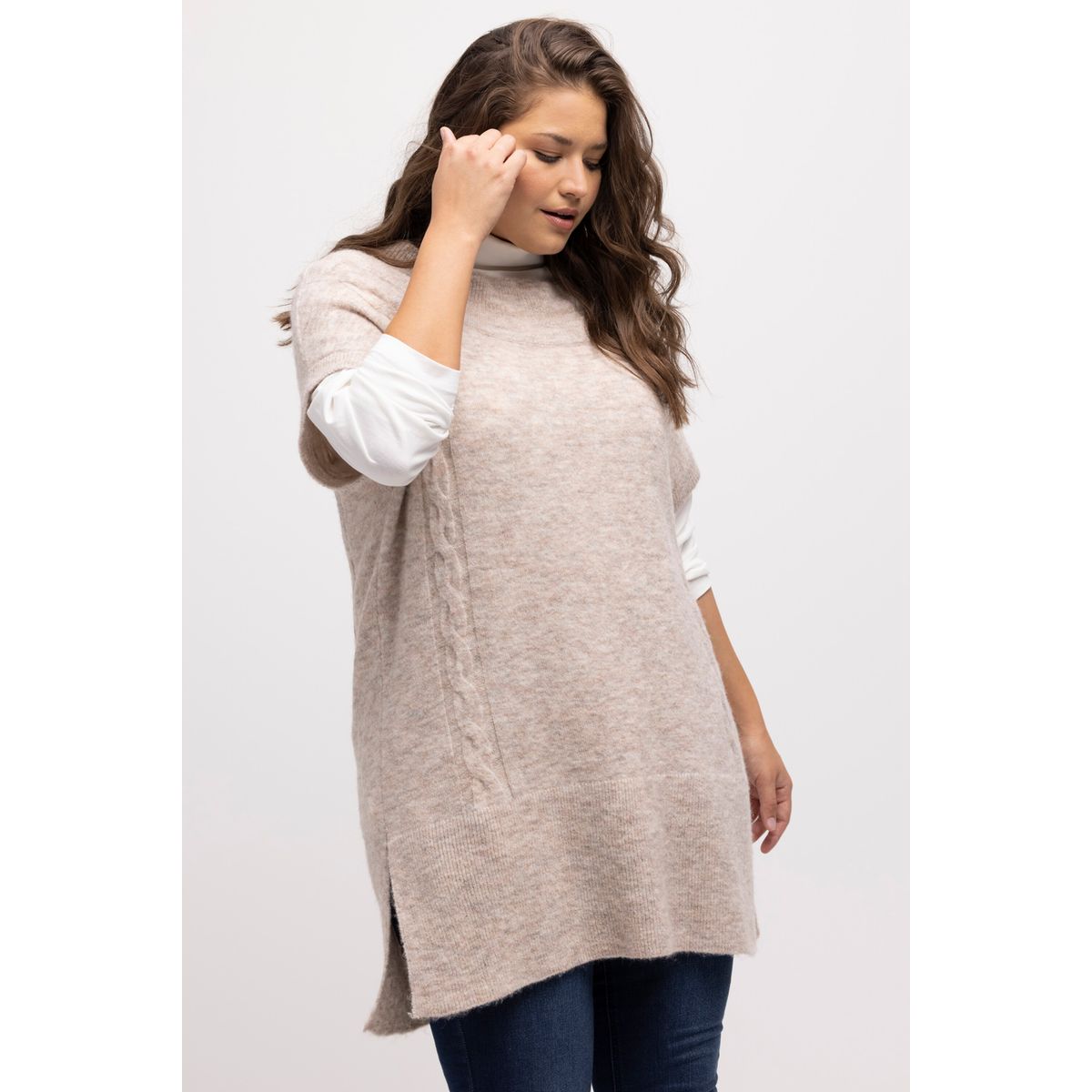 Pull sans manche oversize hot sale