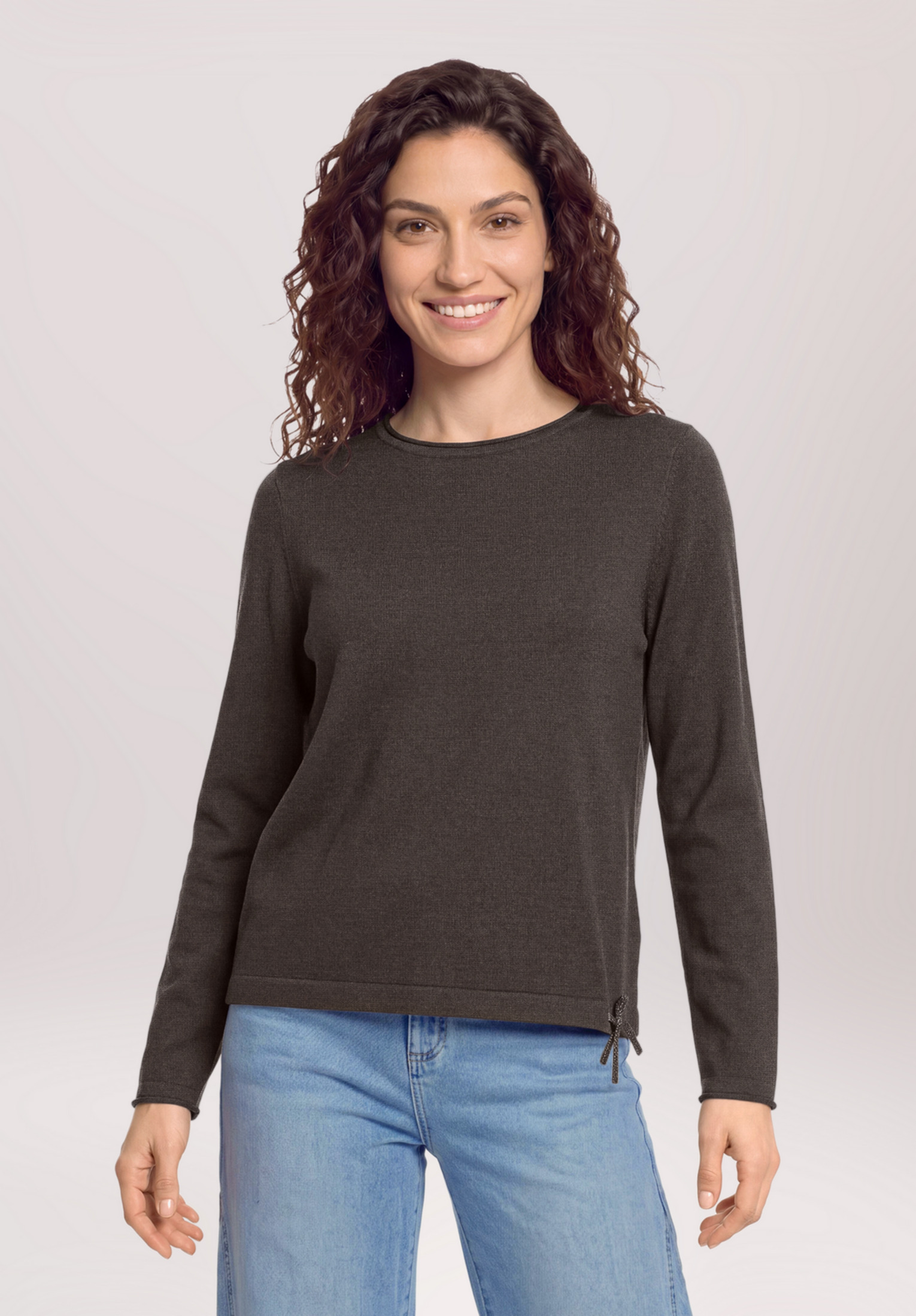 Pull-over en maille à encolure ronde, CARTOON