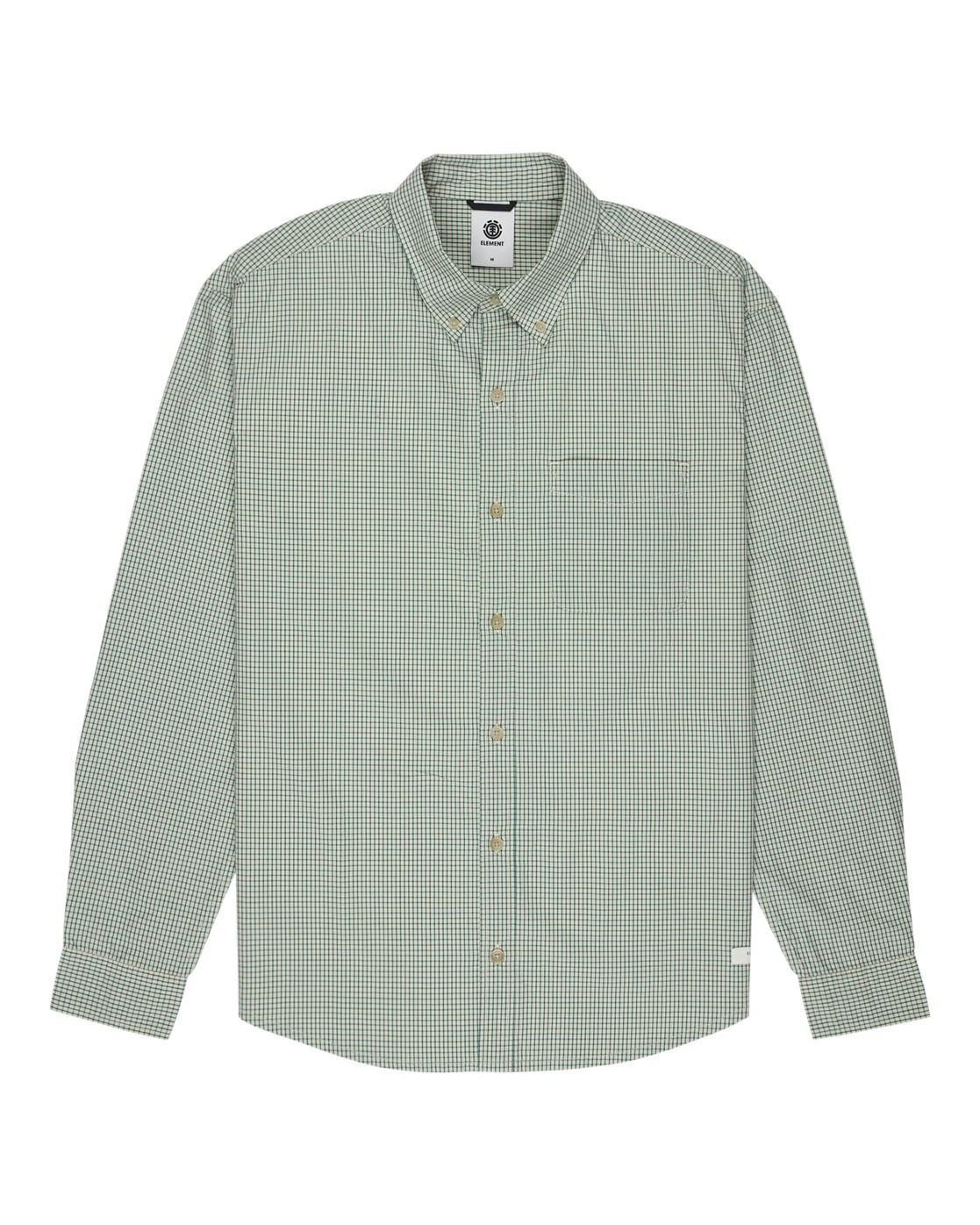 Chemise manches longues BUTTON DOWN REGULAR POPLIN, ELEMENT