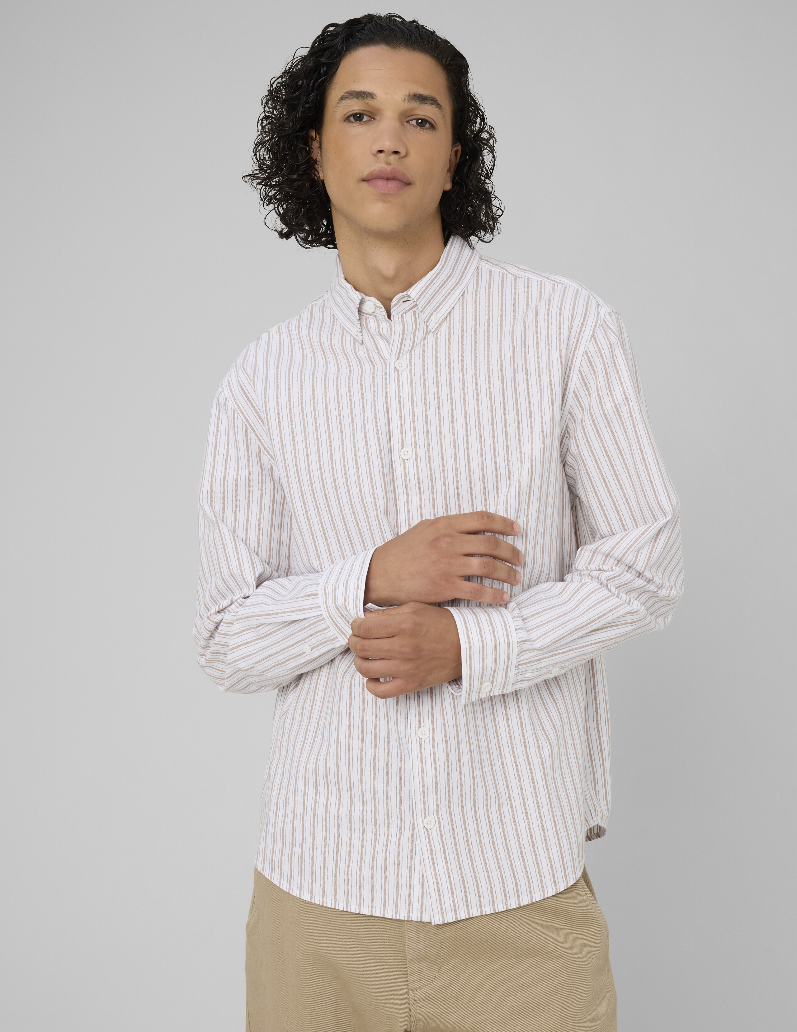 Chemise oxford rayée, BZB
