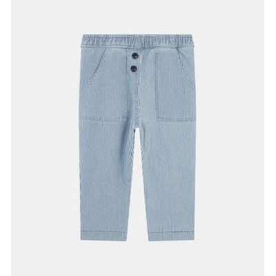 Pantalon ray porto coton m lang bleu et blanc Cadet Rousselle