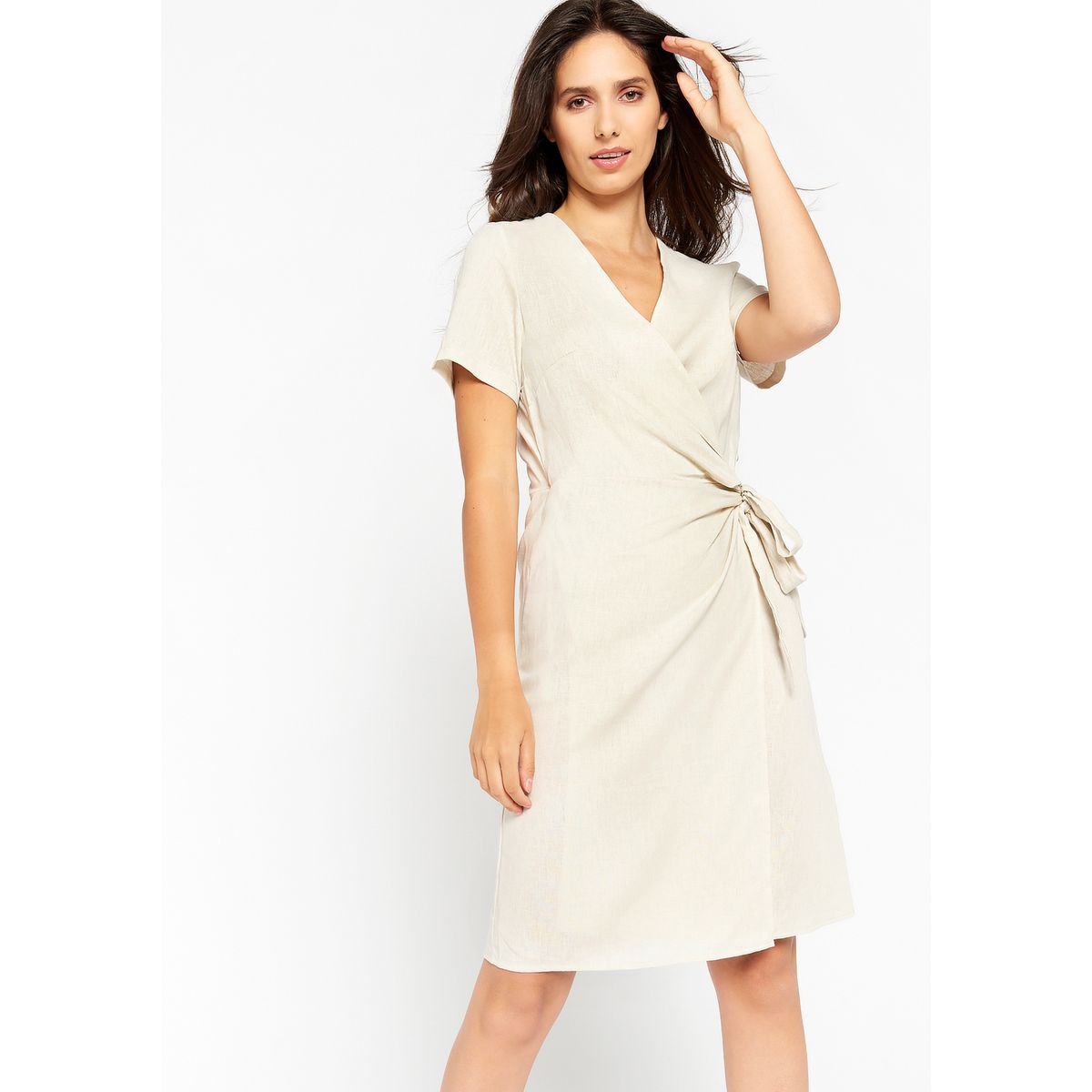 Robe lin best sale la redoute