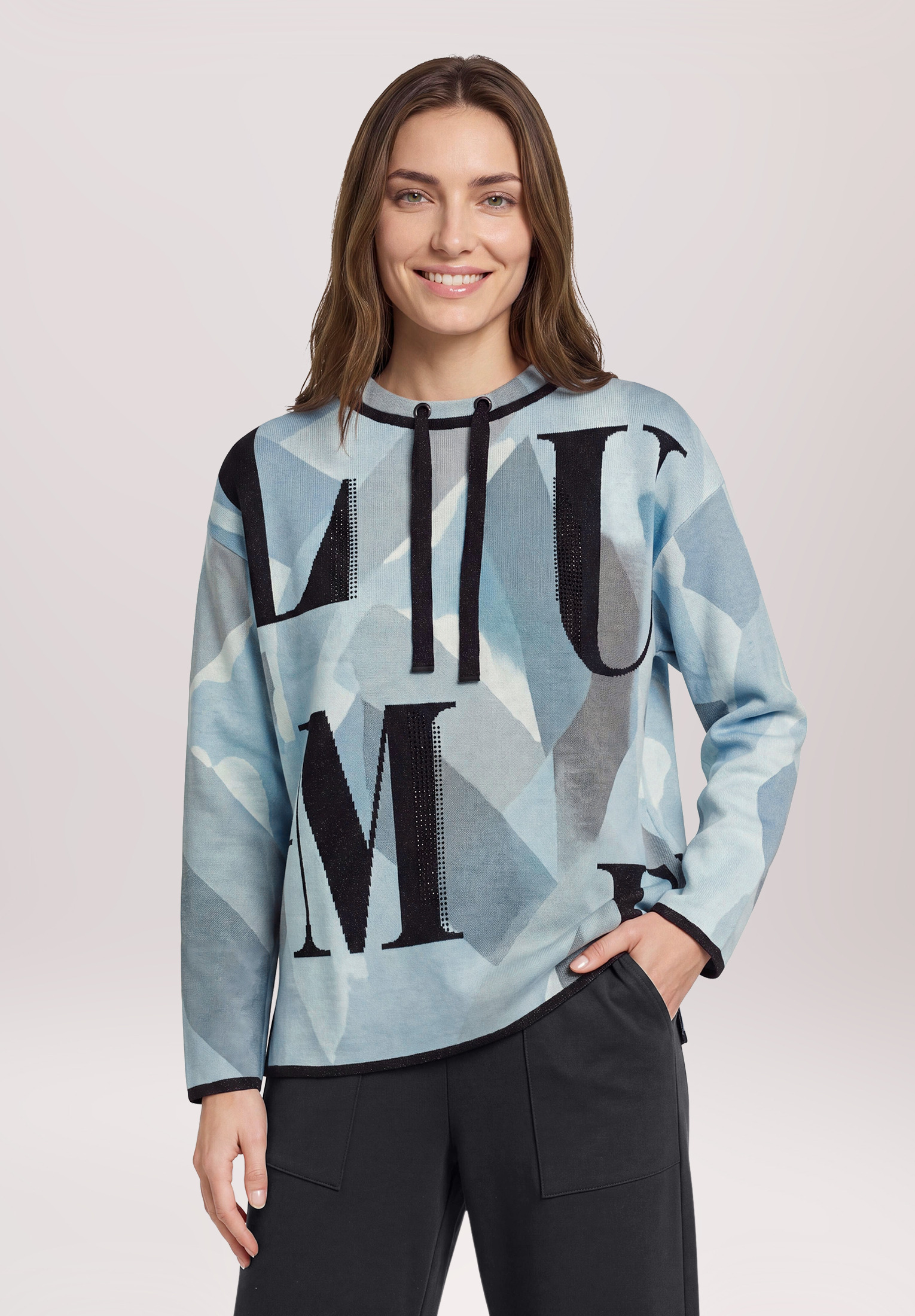 Pull-over en maille à imprimé, BETTY BARCLAY
