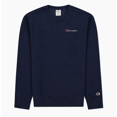 Sweatshirt mit kleiner Logo-Stickerei, runder Ausschnitt CHAMPION