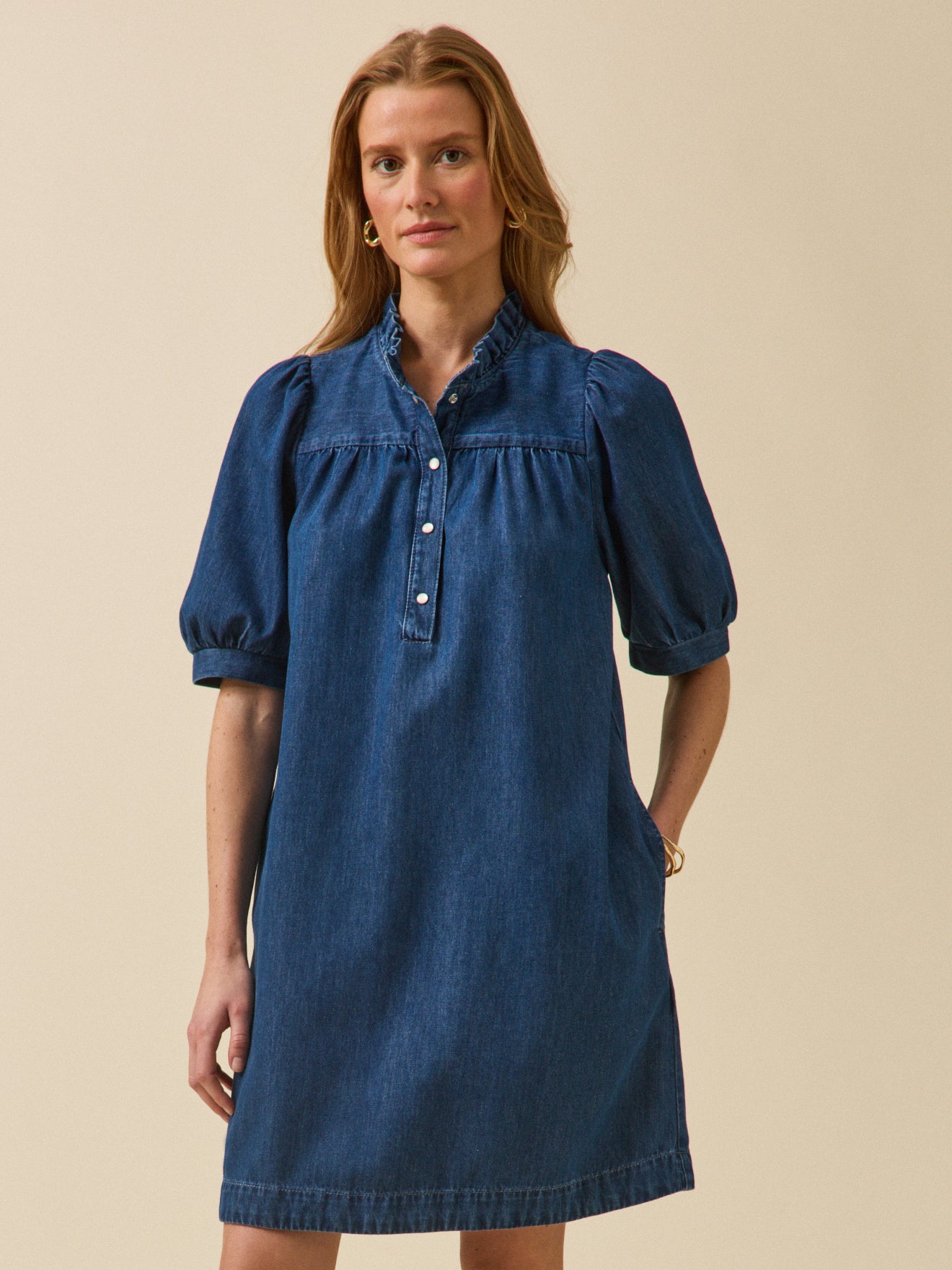 Robe courte jean, CYRILLUS