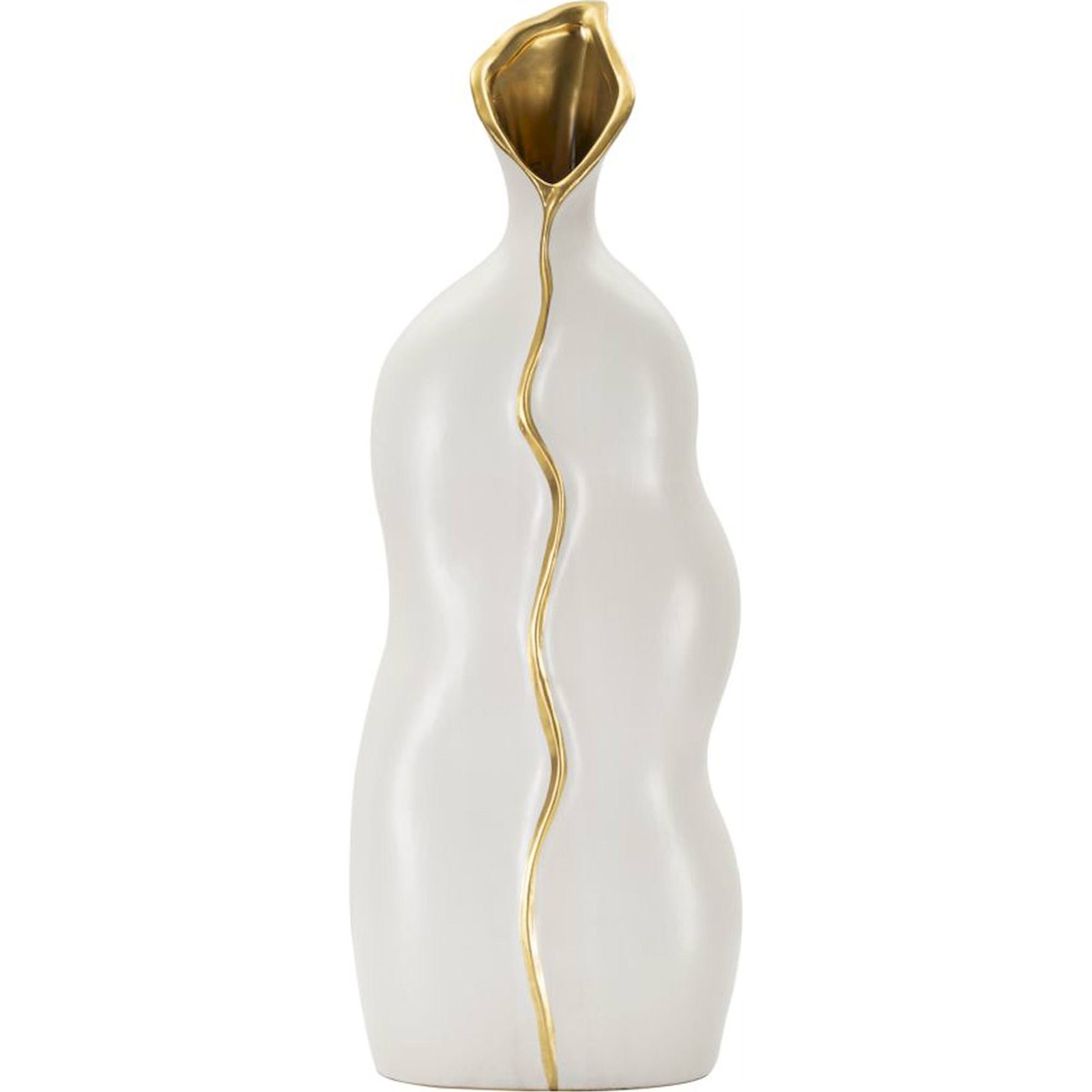 Vase en céramique silhouette ondulée GLAM, RECOLLECTION