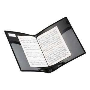 Pochette à Partitions Deluxe Classic Cantabile - Classeur Simili Cuir Noir Pour Chorale | Lot De 10 Pochettes