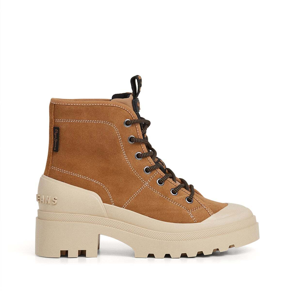 Bottines En Daim Avec Fermeture À Lacets, PEPE JEANS