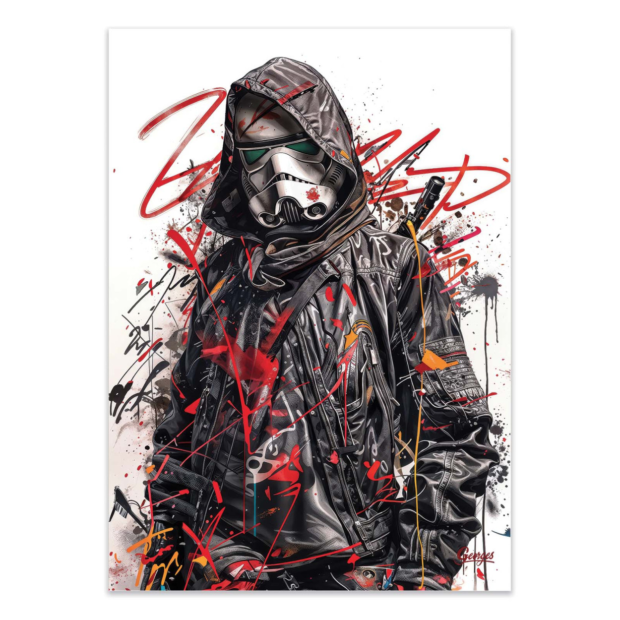 Affiche d'art - Star Wars - Georges, WALL EDITIONS