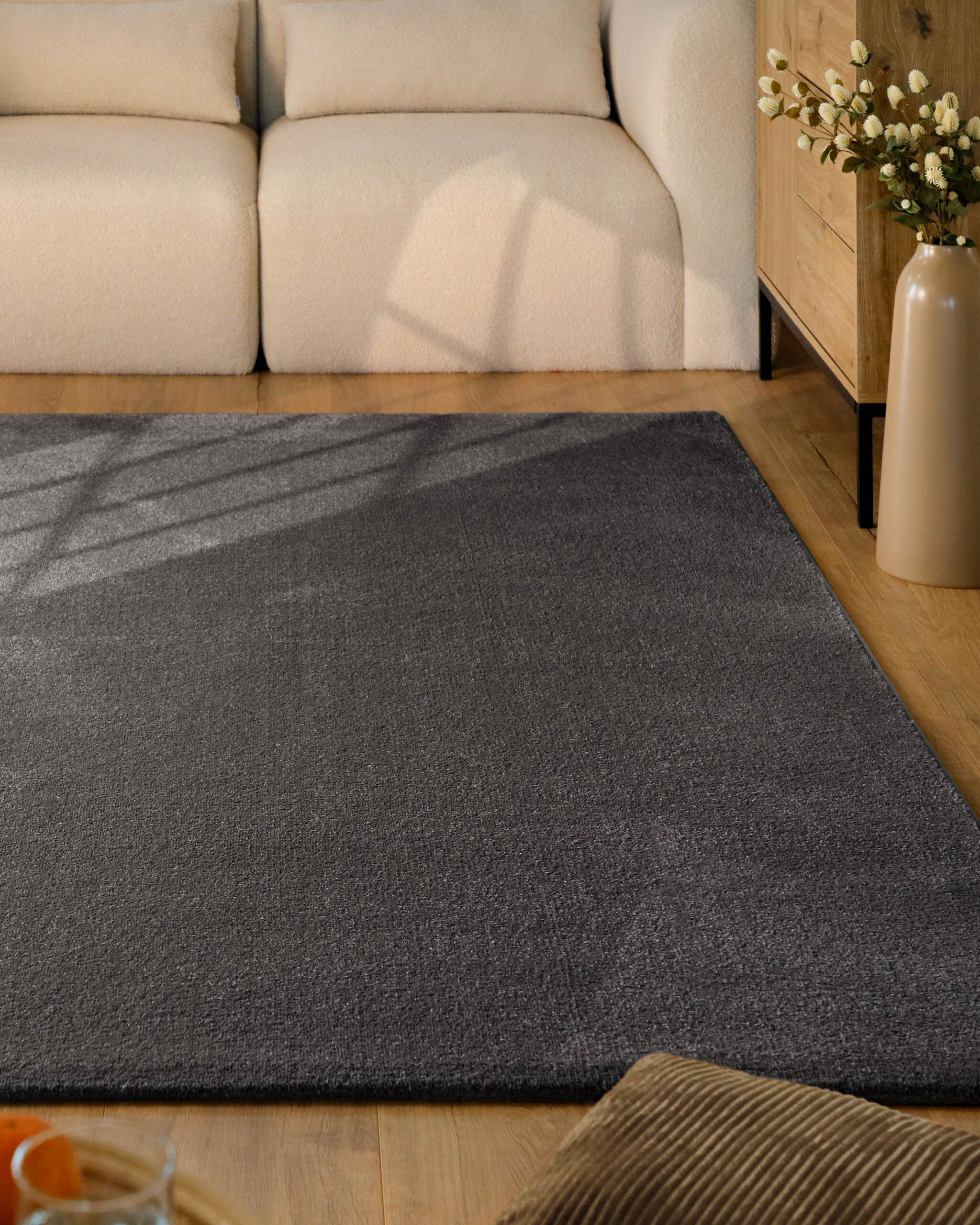Tapis uni ESPRIT, tissé, poils courts , Vegas, ESPRIT