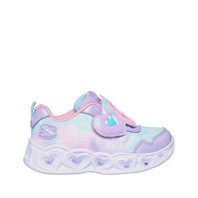 Kids Heart Lights - Lovin Reflection Trainers with Touch 'n' Close Fastening SKECHERS