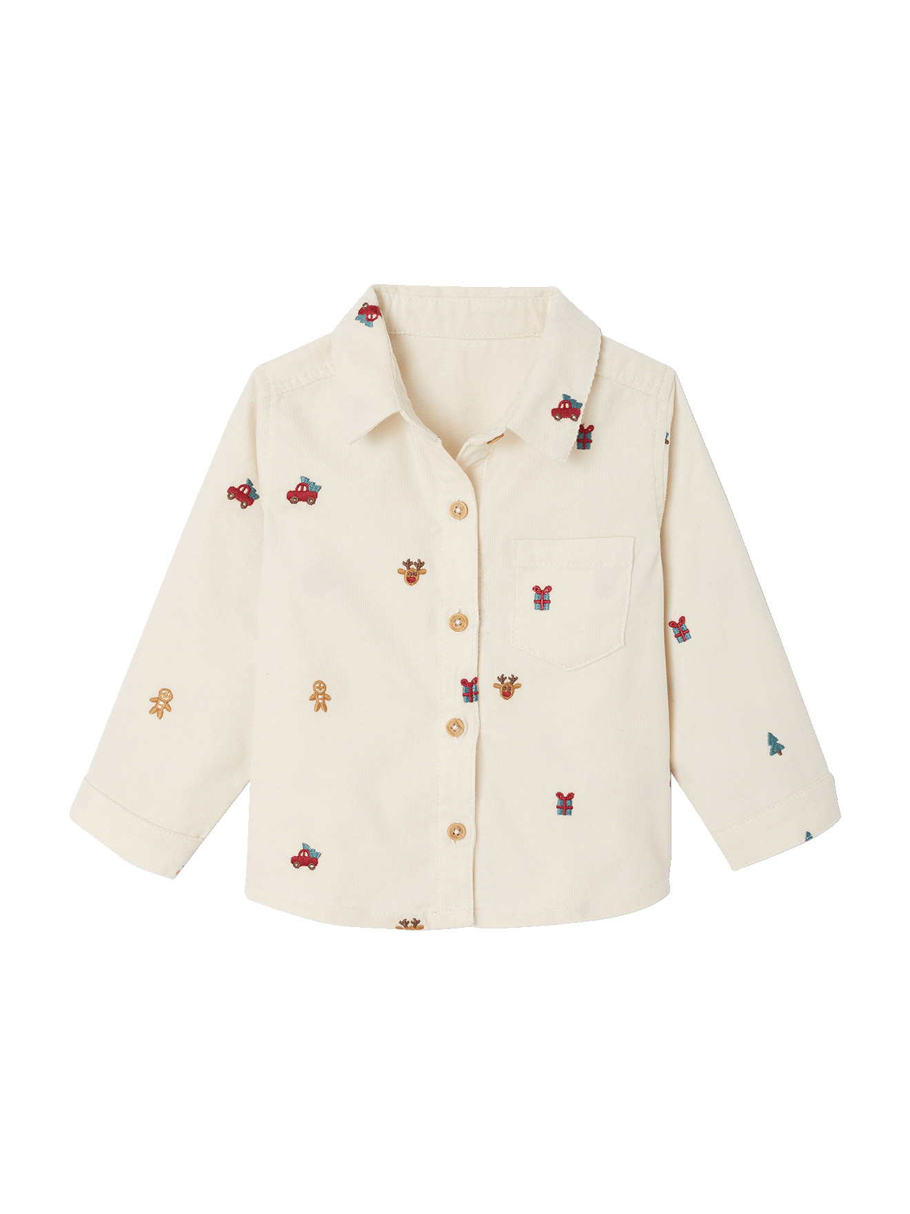 Chemise velours côtelé, VERTBAUDET