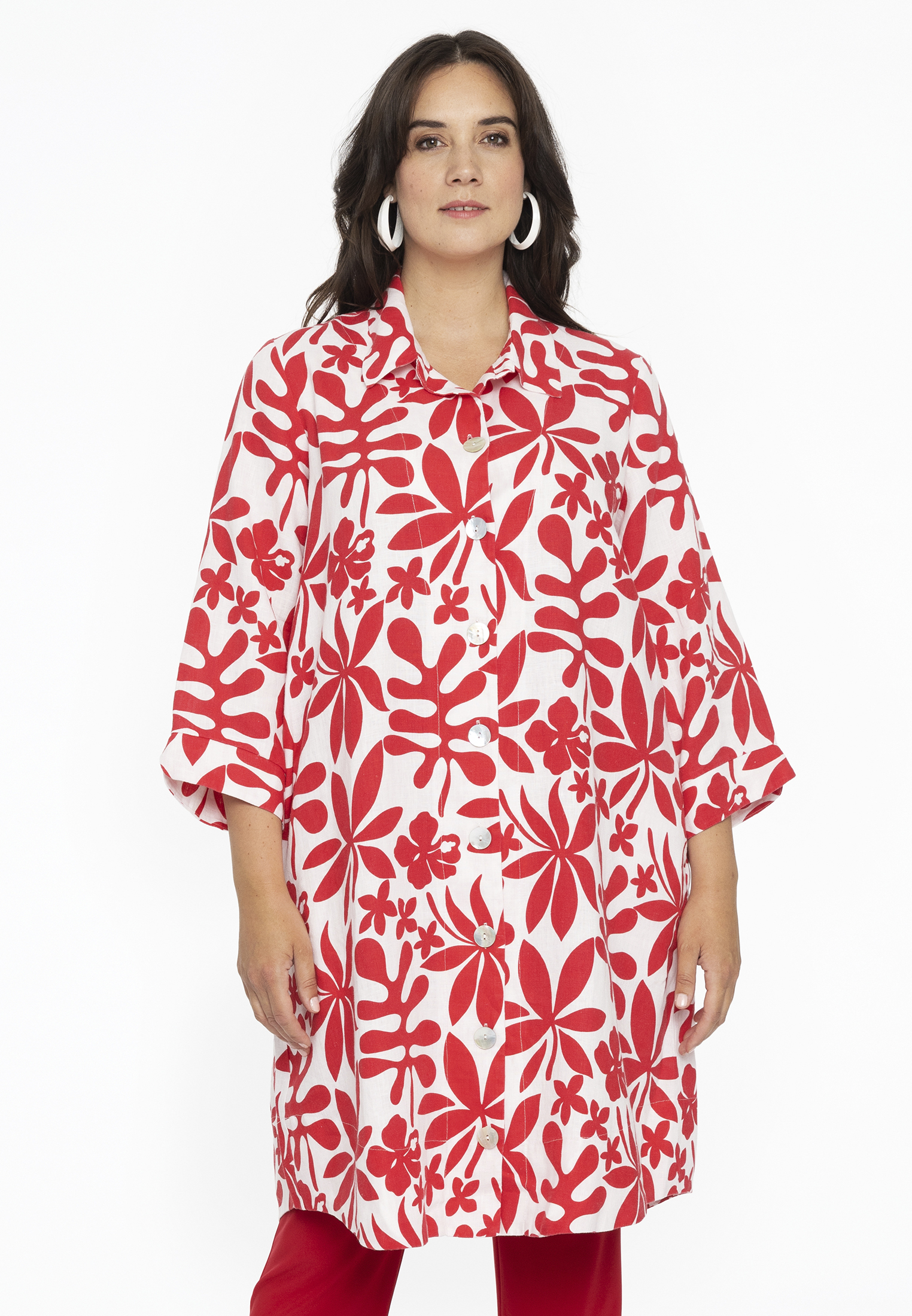 Blouson / Veste imprimé / imprimée floral, YOEK