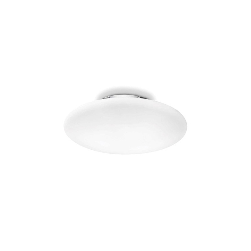 Plafonnier En Verre Blanc Souffle Yoga, MILLUMINE