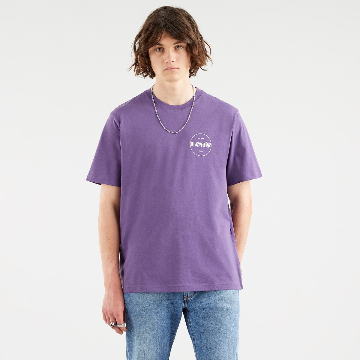 levi's purple shirt