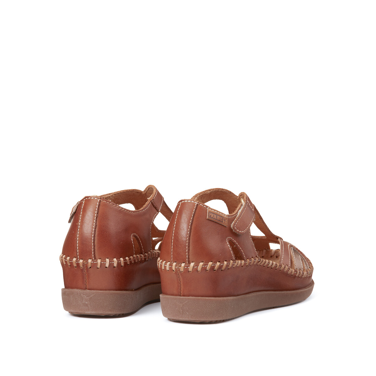 Pikolinos Sandalias de piel con tacón en cuña — photo 4