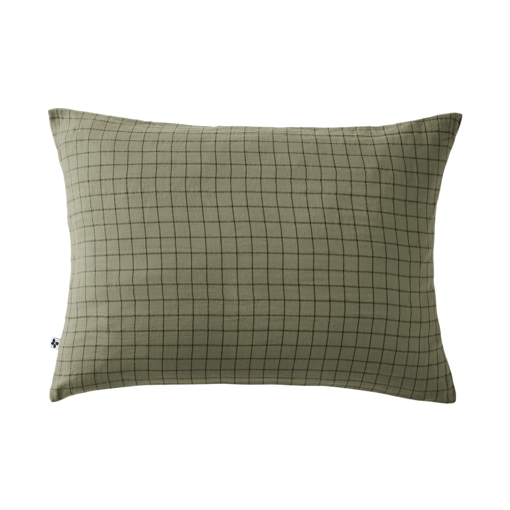 Taie d'oreiller double gaze de coton Gaia Mixe, EDEN