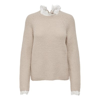 High Neck Jumper in Fine Knit ONLY PETITE