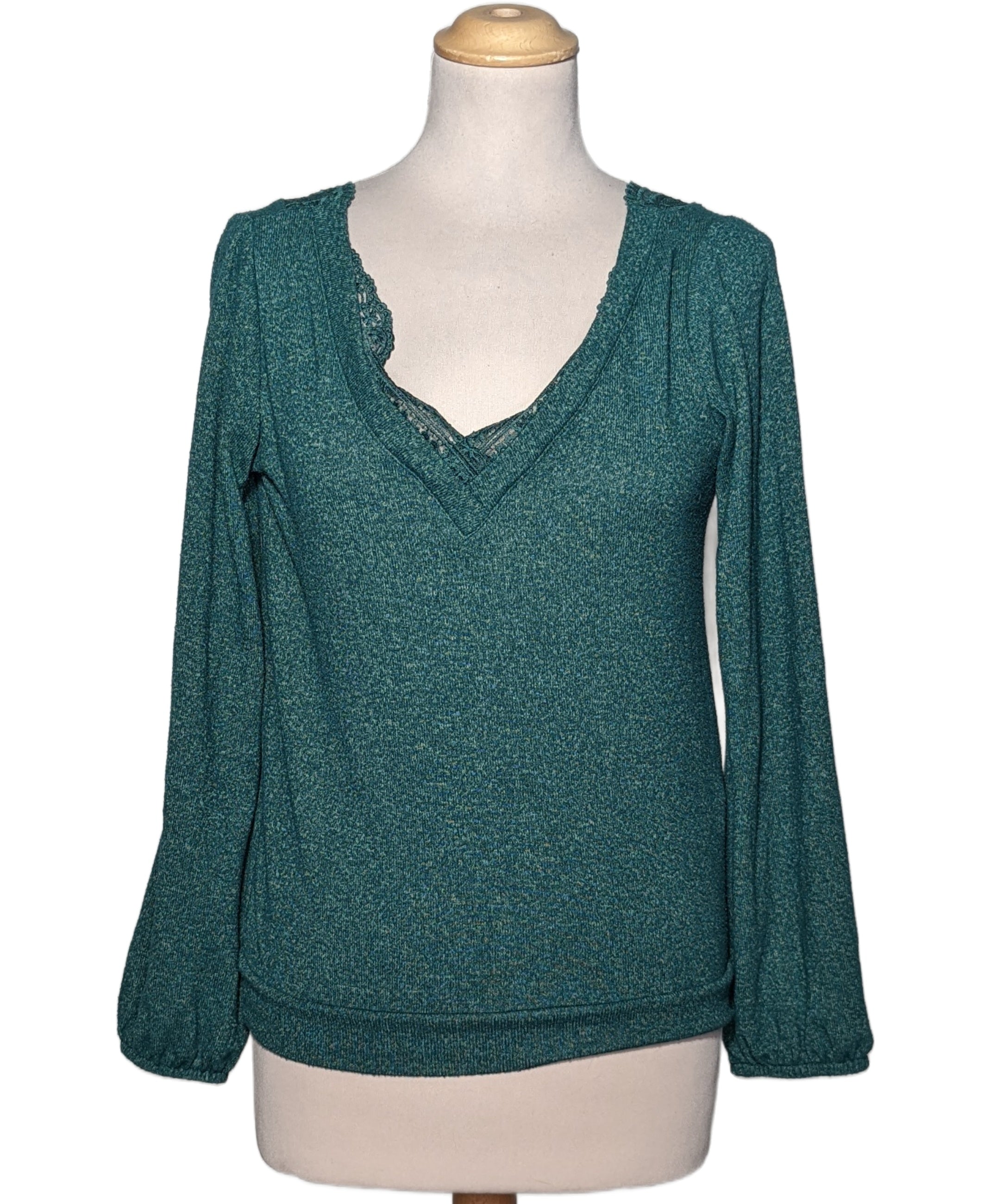 Pull tres bon etat vert Cache Cache La Redoute