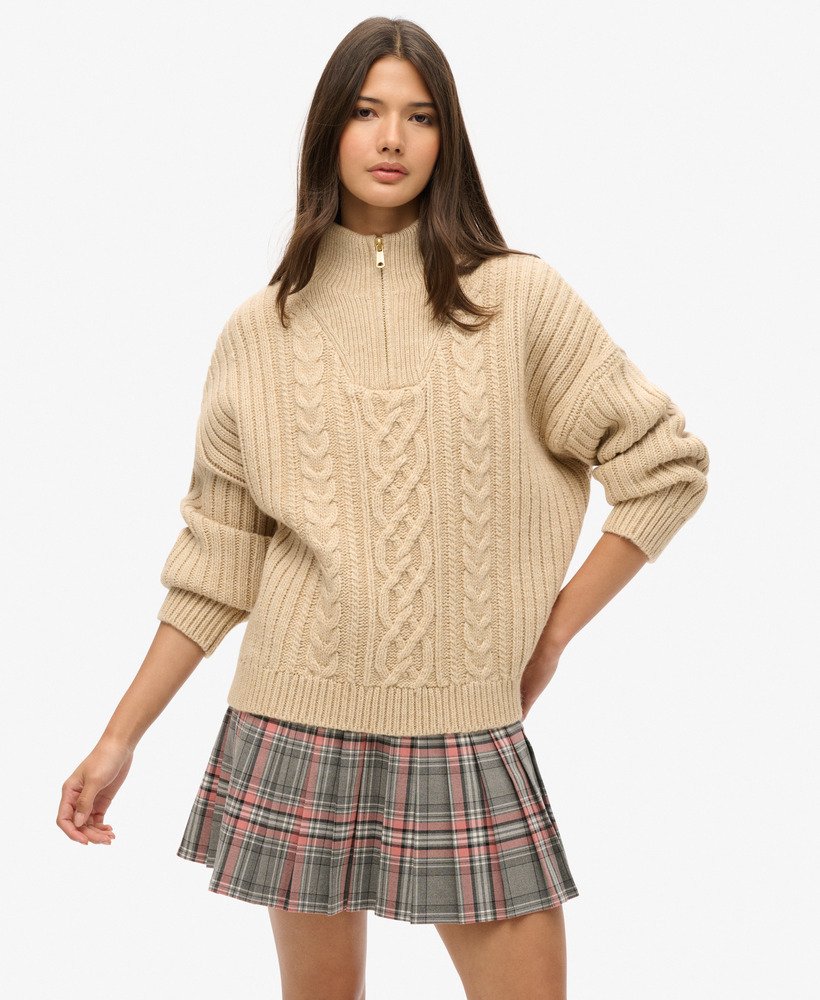 Mini-jupe plissée Vintage, SUPERDRY