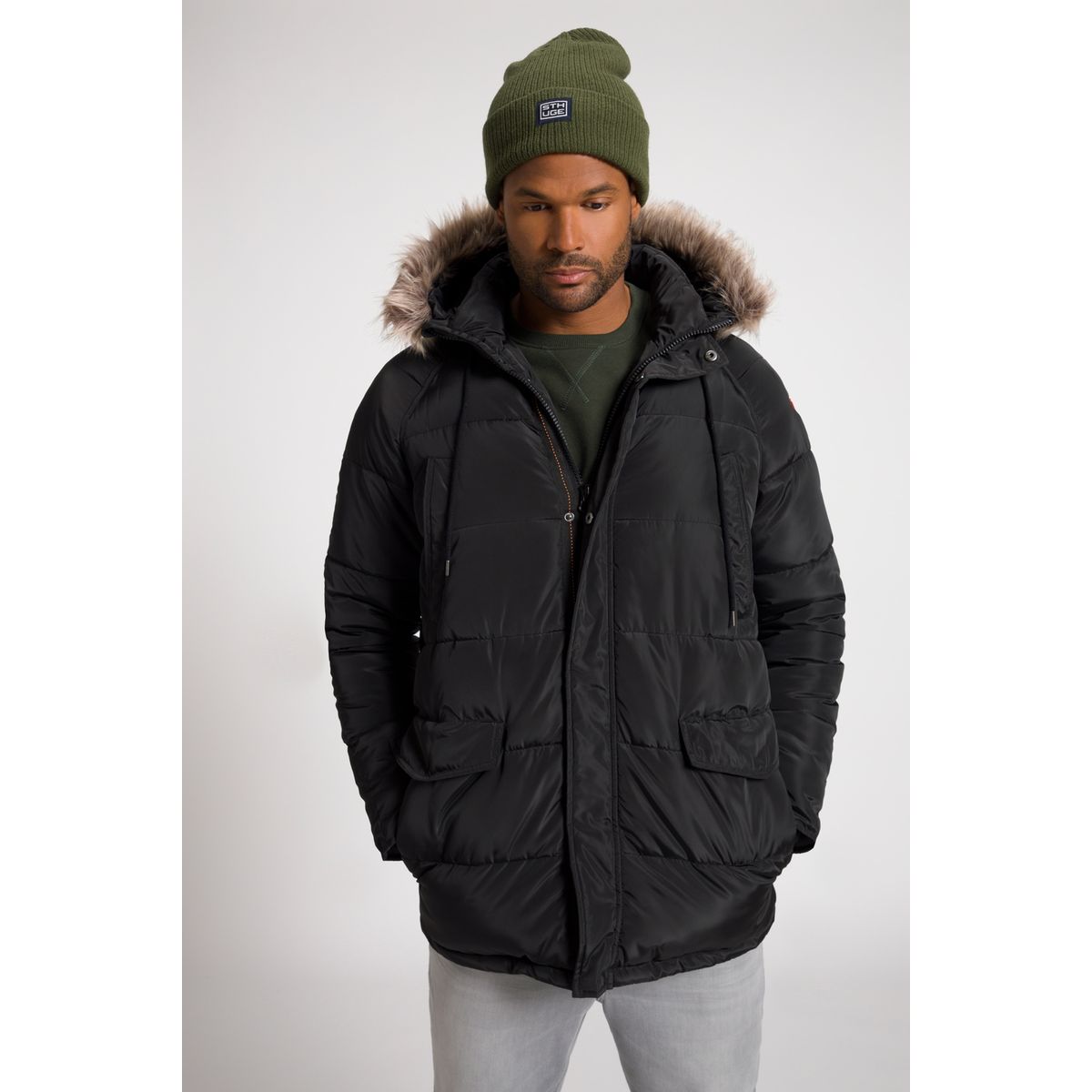 Parka hotsell sans capuche