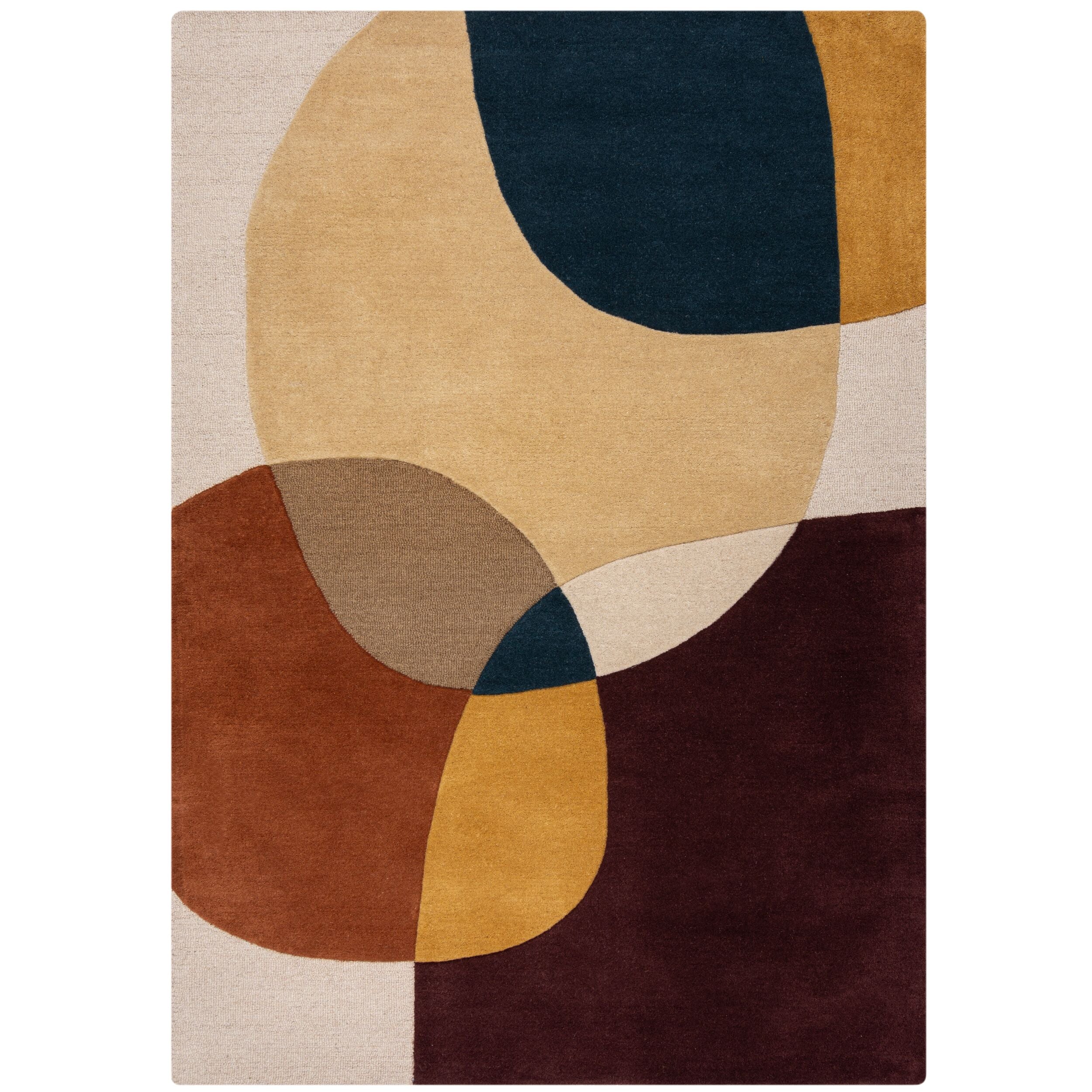 Tapis salon et chambre moderne pure laine GLEE, NOVATREND