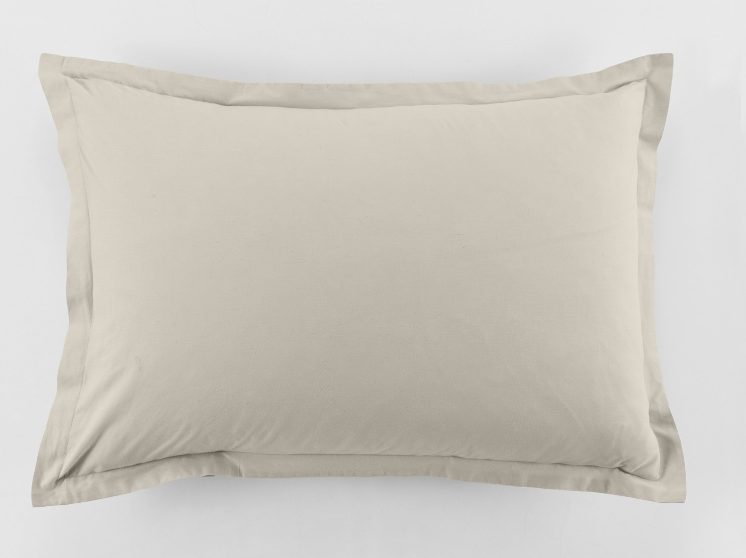 Taies D'Oreiller, Lot De 2 - Gris | 100% Coton Bio Percale Lavé