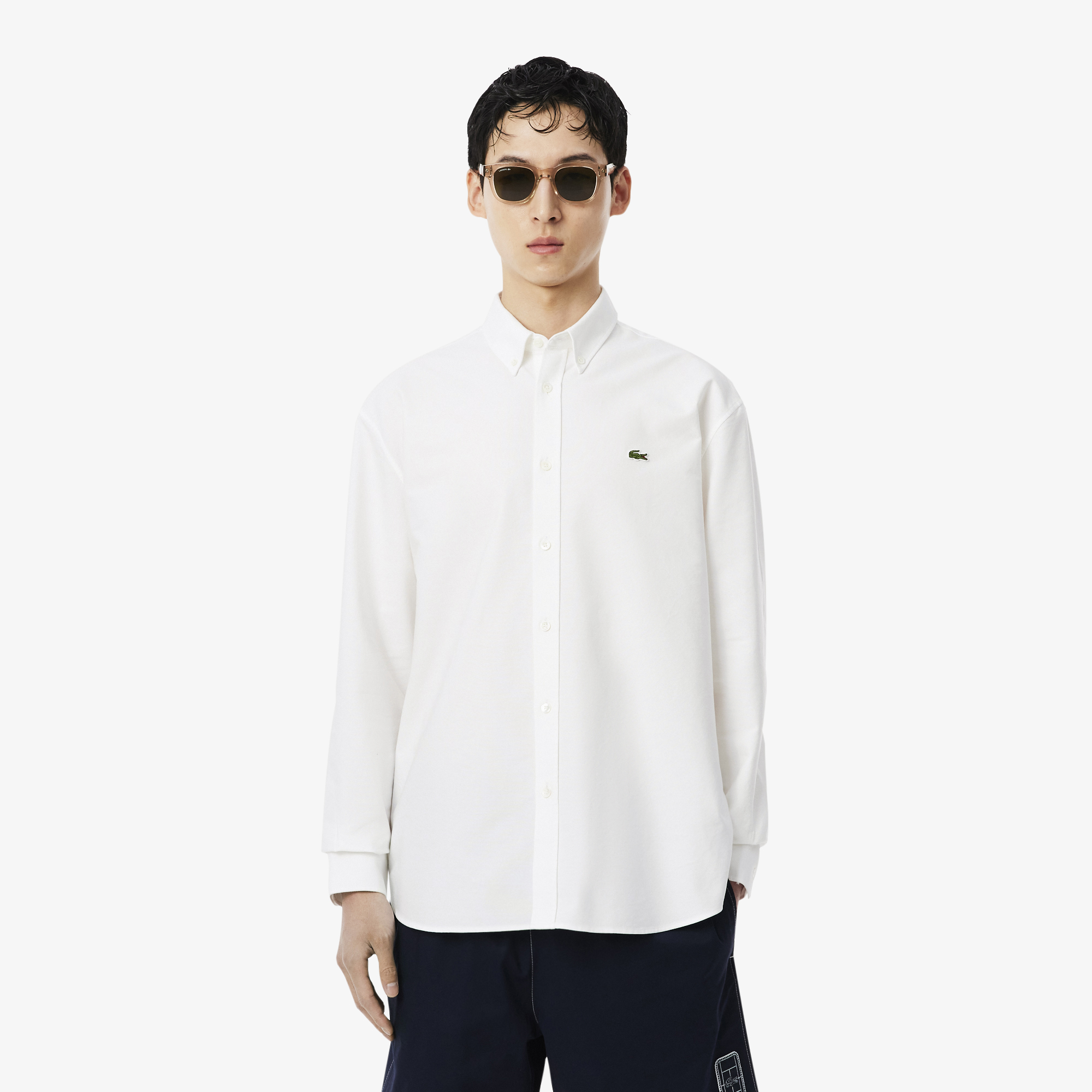 Chemise Oxford regular fit, LACOSTE