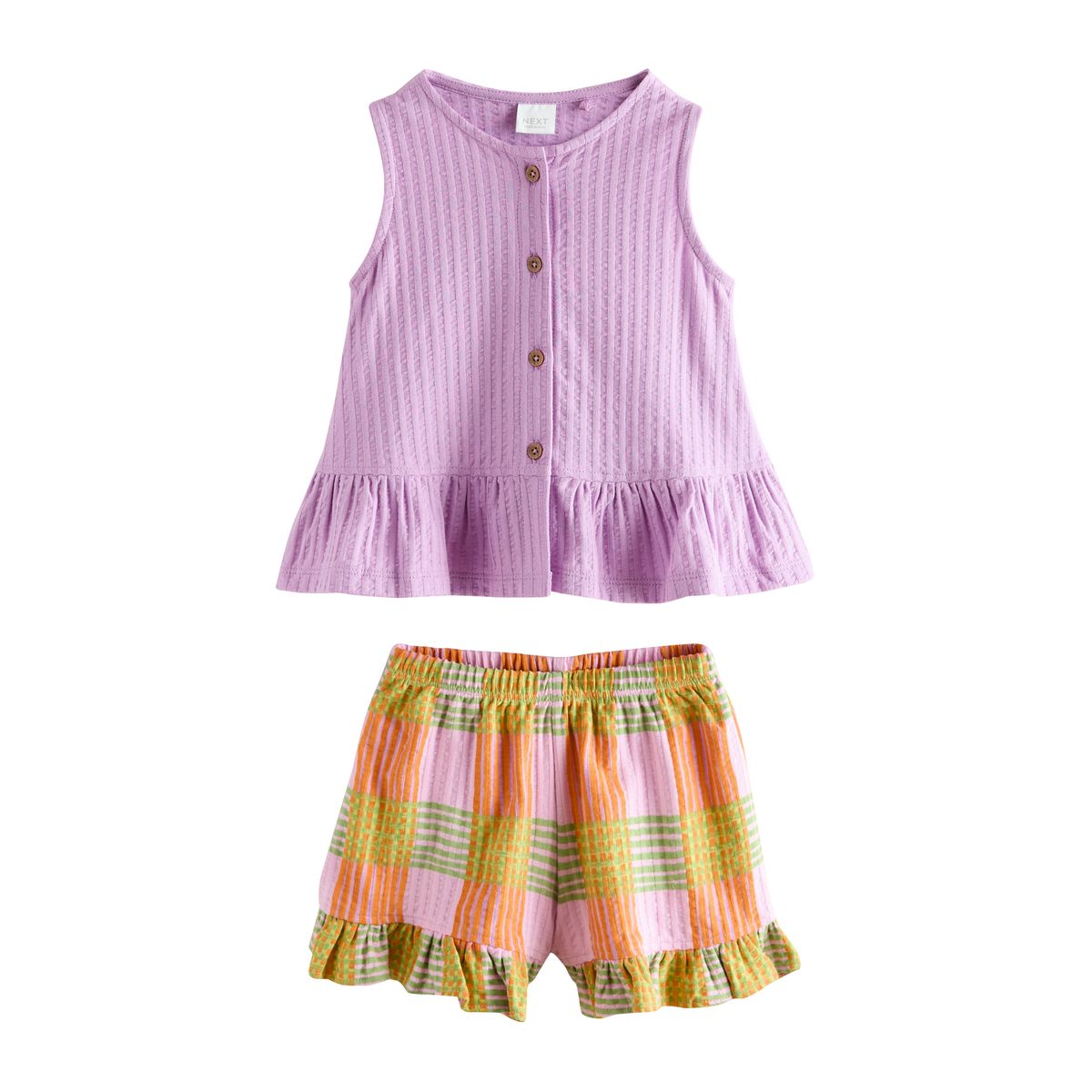Ensemble débardeur à basque et short, NEXT