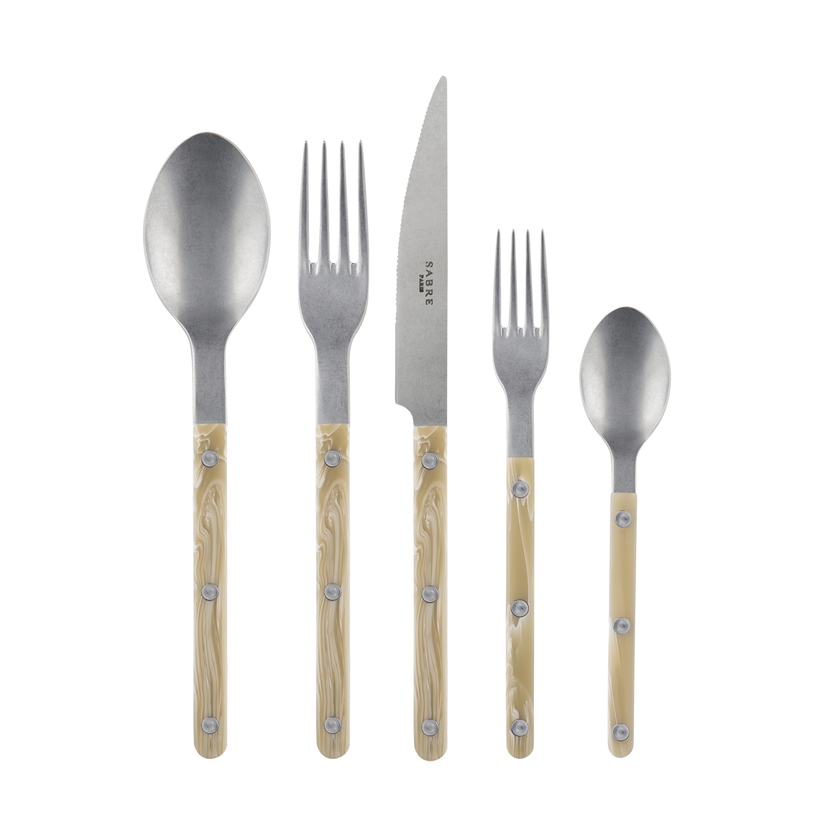 Set de 5 couverts de table, Bistrot Vintage, SABRE