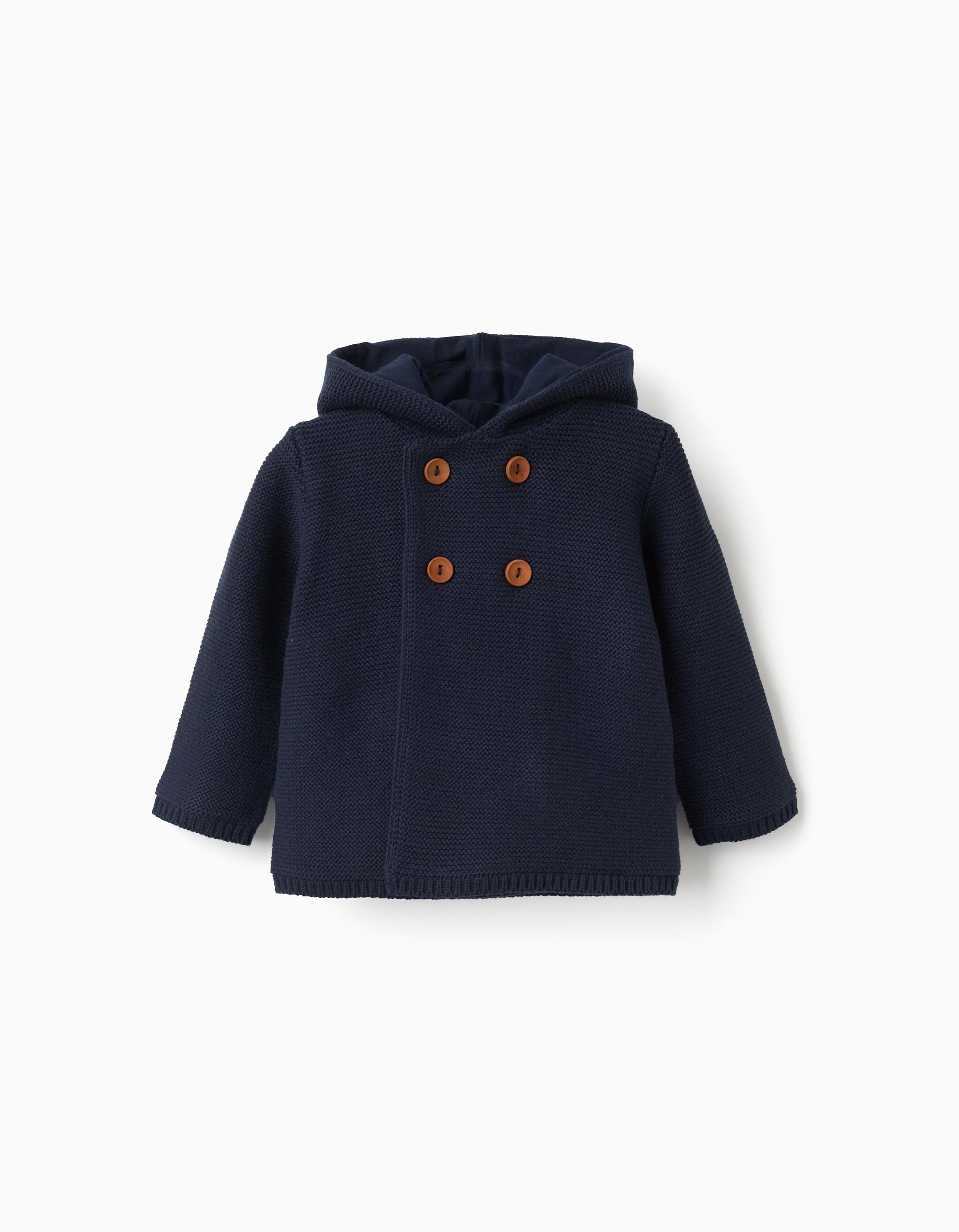 Gilet en Maille avec Capuche et Pompon, ZIPPY