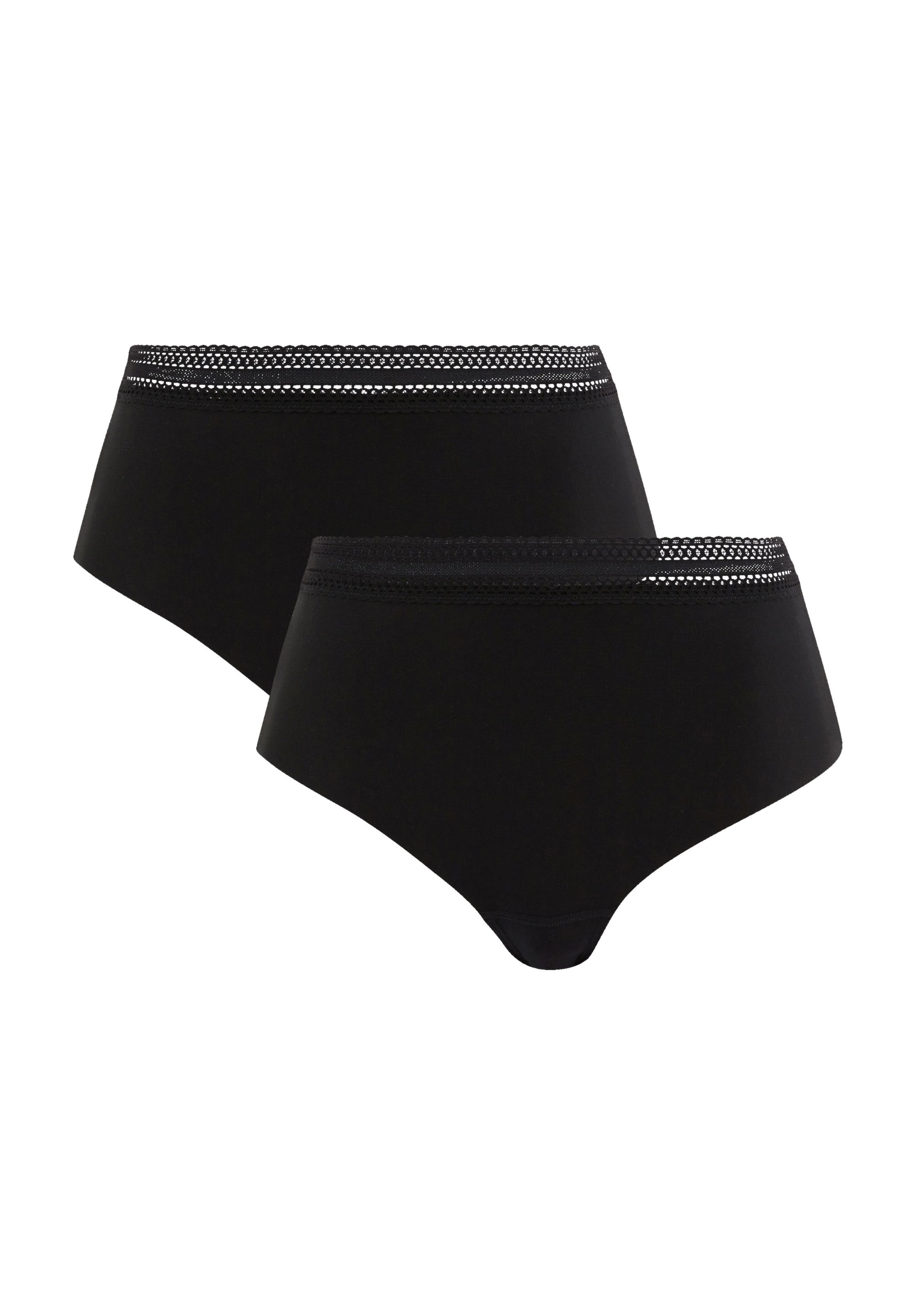 Lot de deux culottes INVISIBLE COTON, SANS COMPLEXE