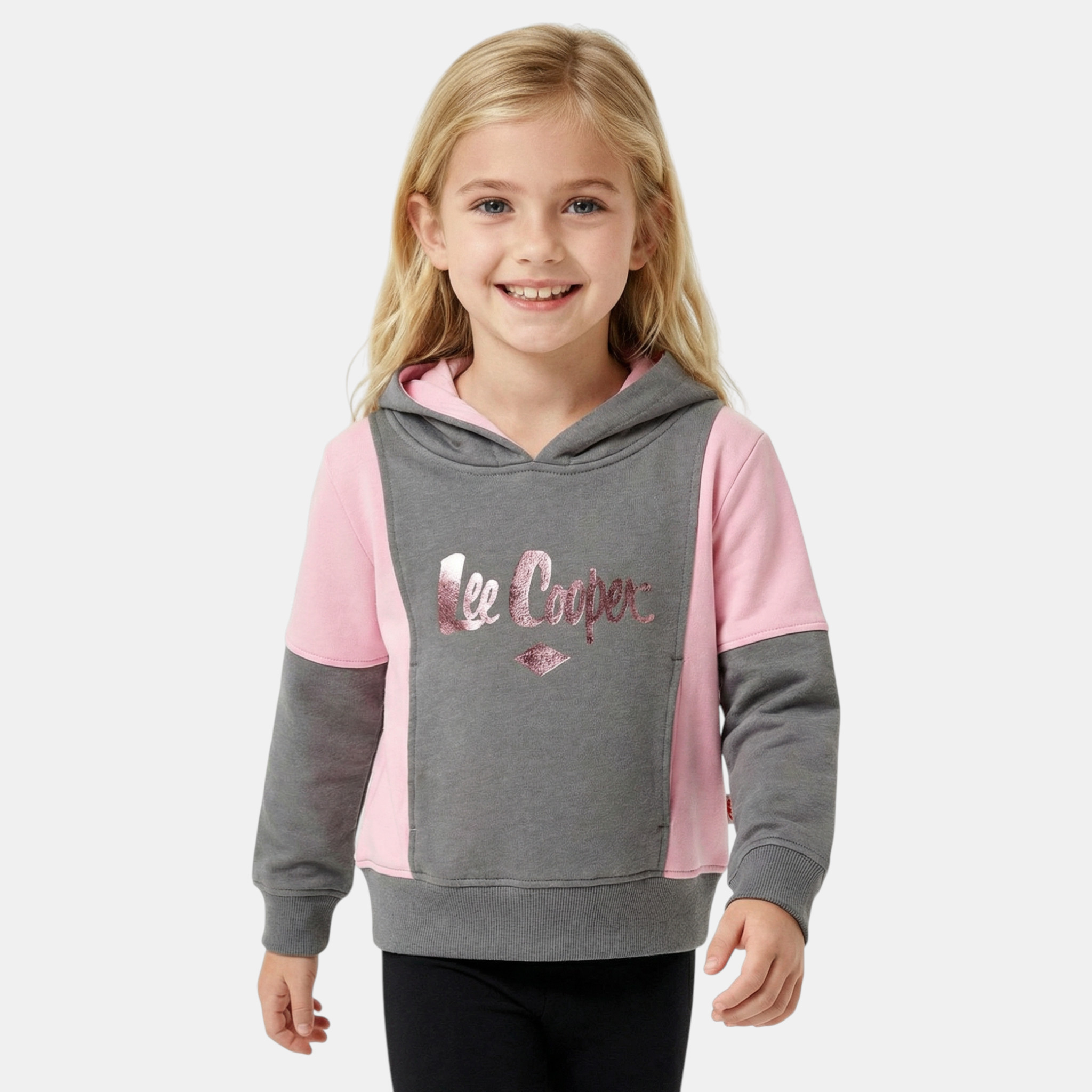 Sweat à capuche imprimé, coupe décontractée et manches longues POP GIRL, LEE COOPER