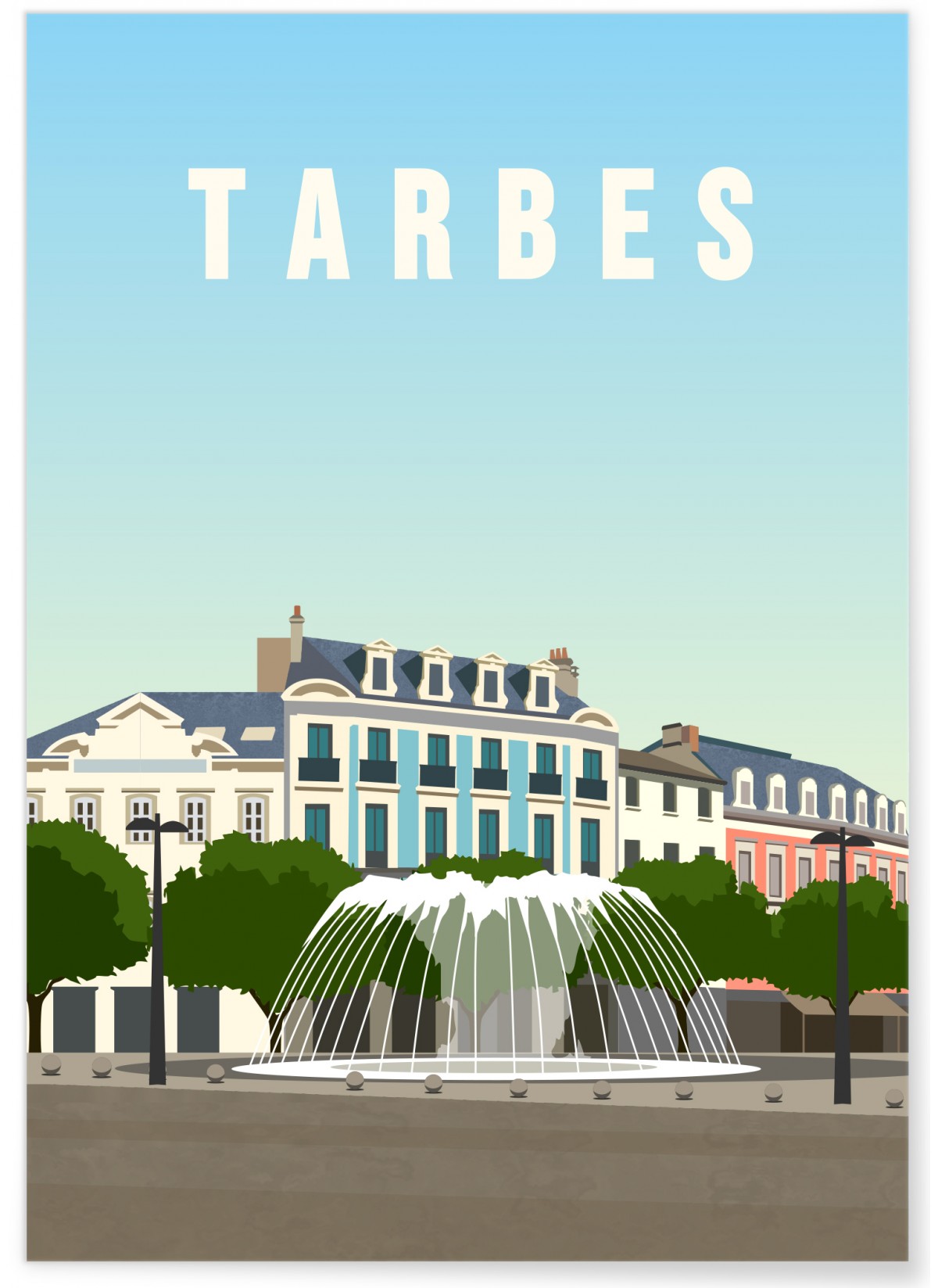 Affiche ville Tarbes, L'AFFICHERIE
