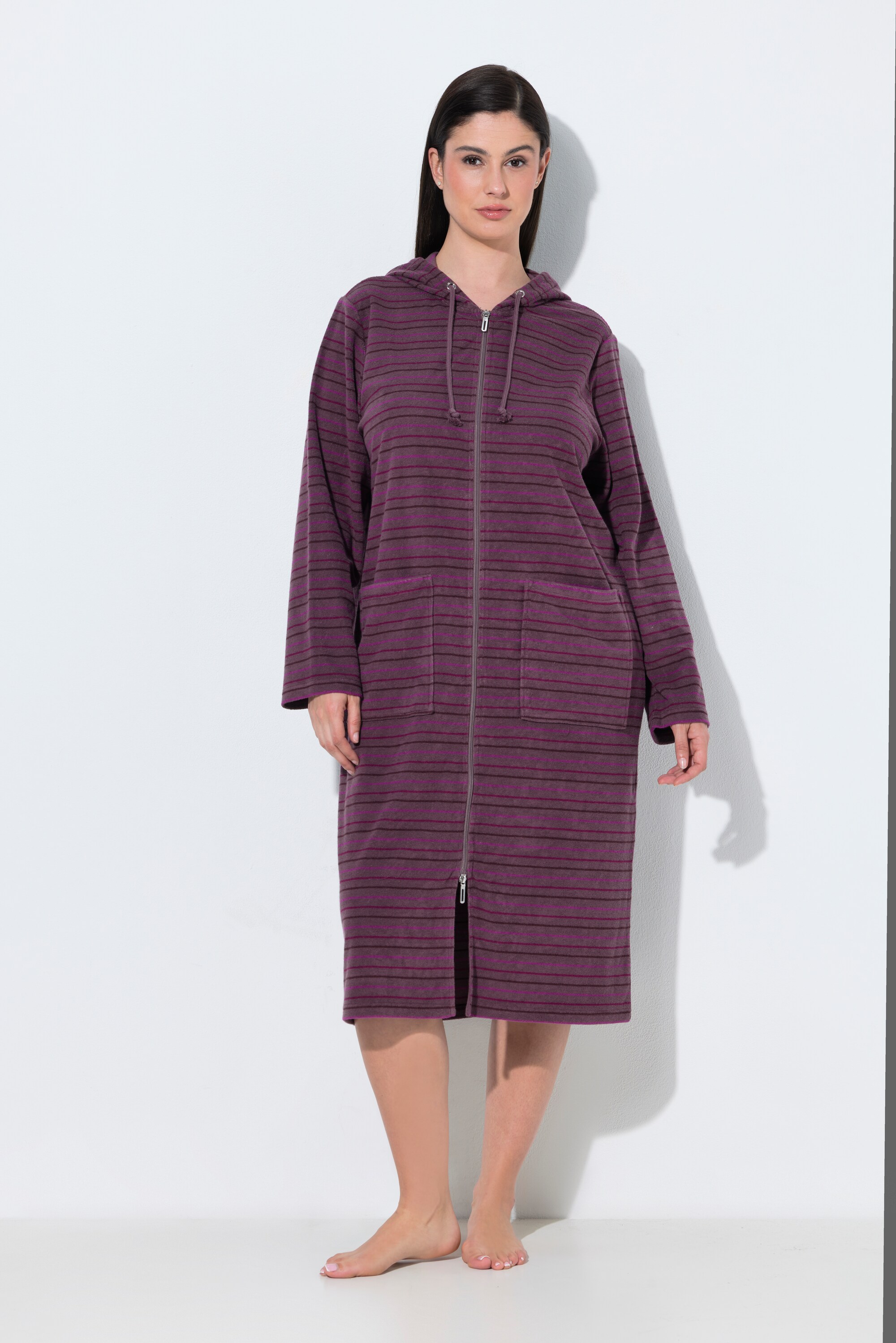 Peignoir à manches longues en tissu éponge, ULLA POPKEN