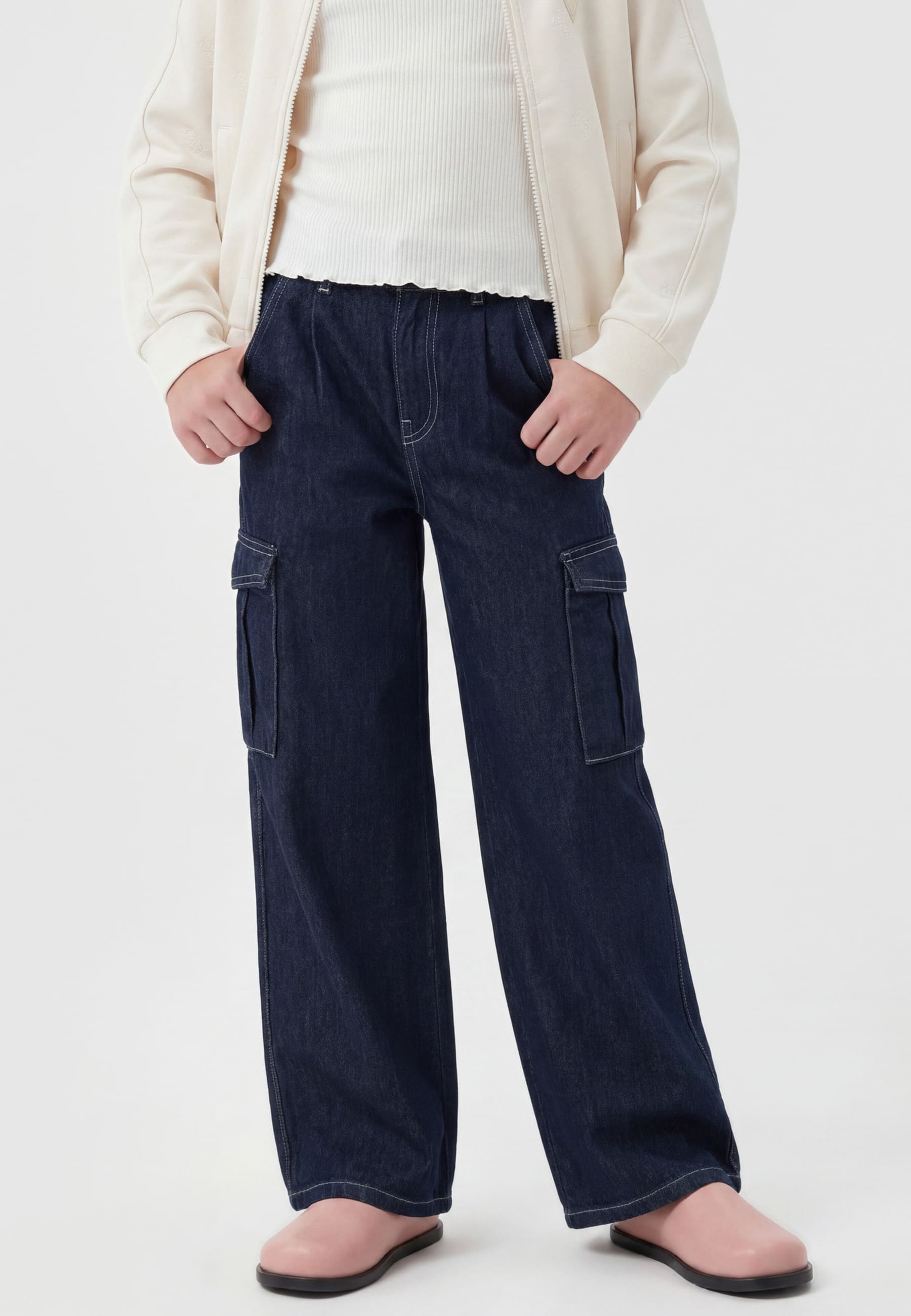 Jeans Cargo Wide Leg Relaxed, GUESS KIDS