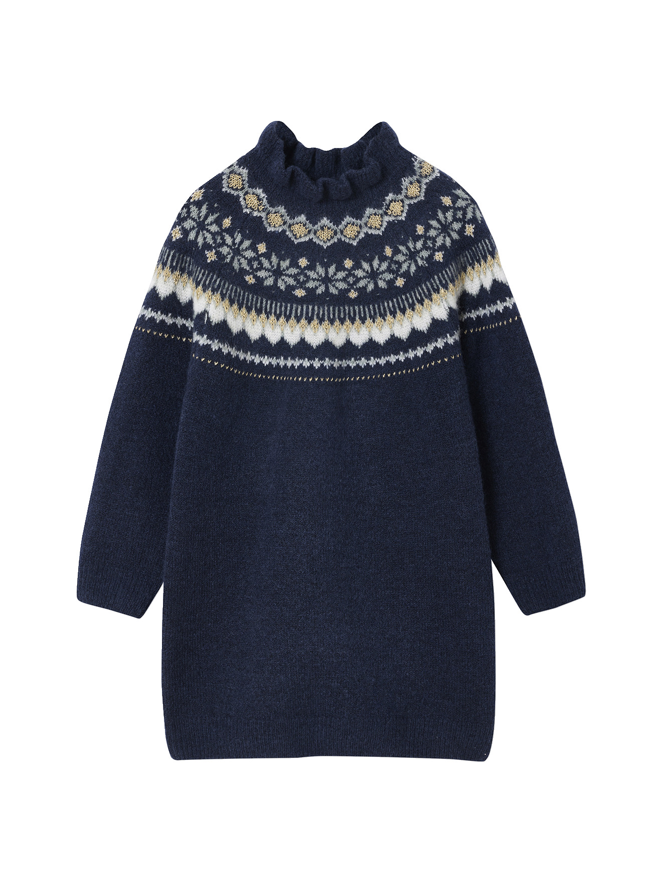 Robe jacquard en tricot, VERTBAUDET