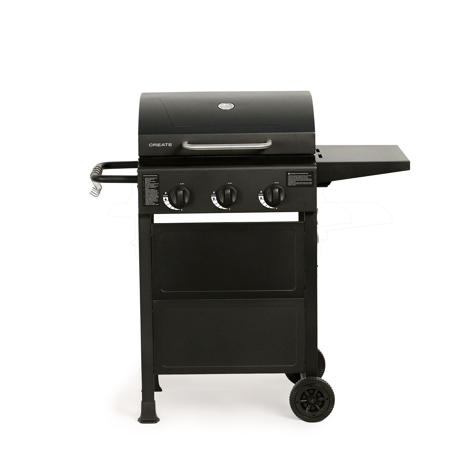 Barbecue à gaz 9kW . BBQ GAS BURNER, CREATE